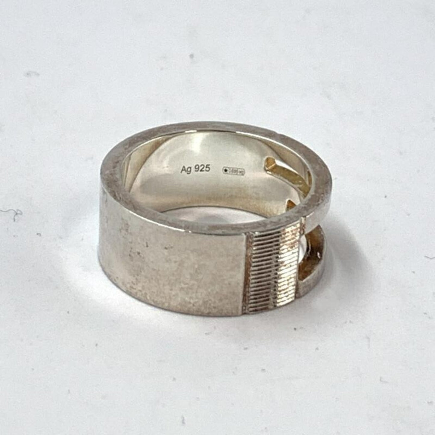 Gucci Silver Silver 925 Band Ring