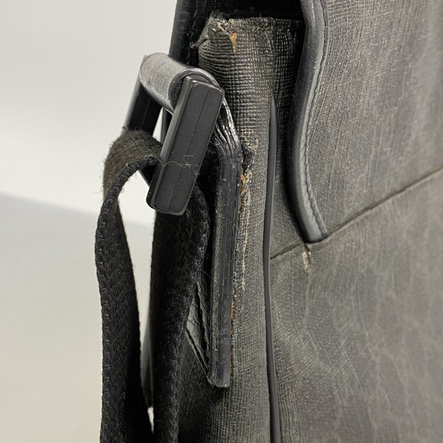 Gucci Black Pvc Shoulder Bag