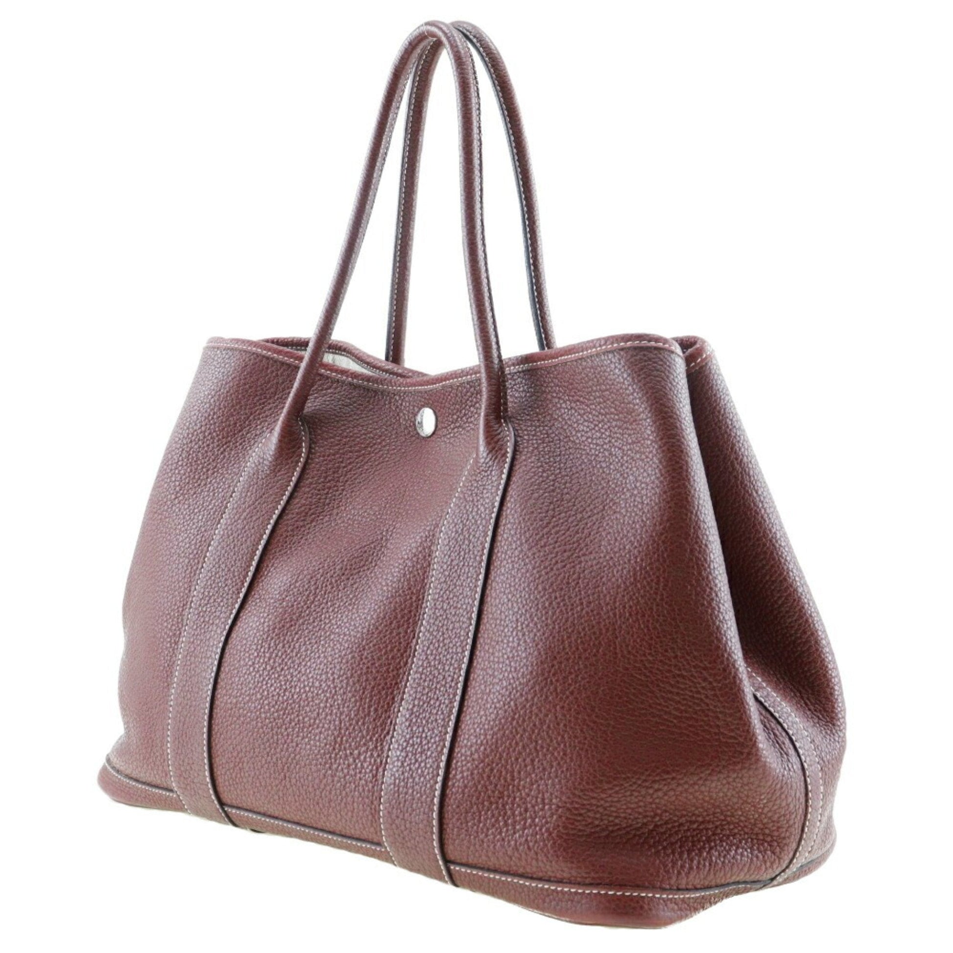 Hermes Color Rouge Negonda Tote Bag Leather Red
