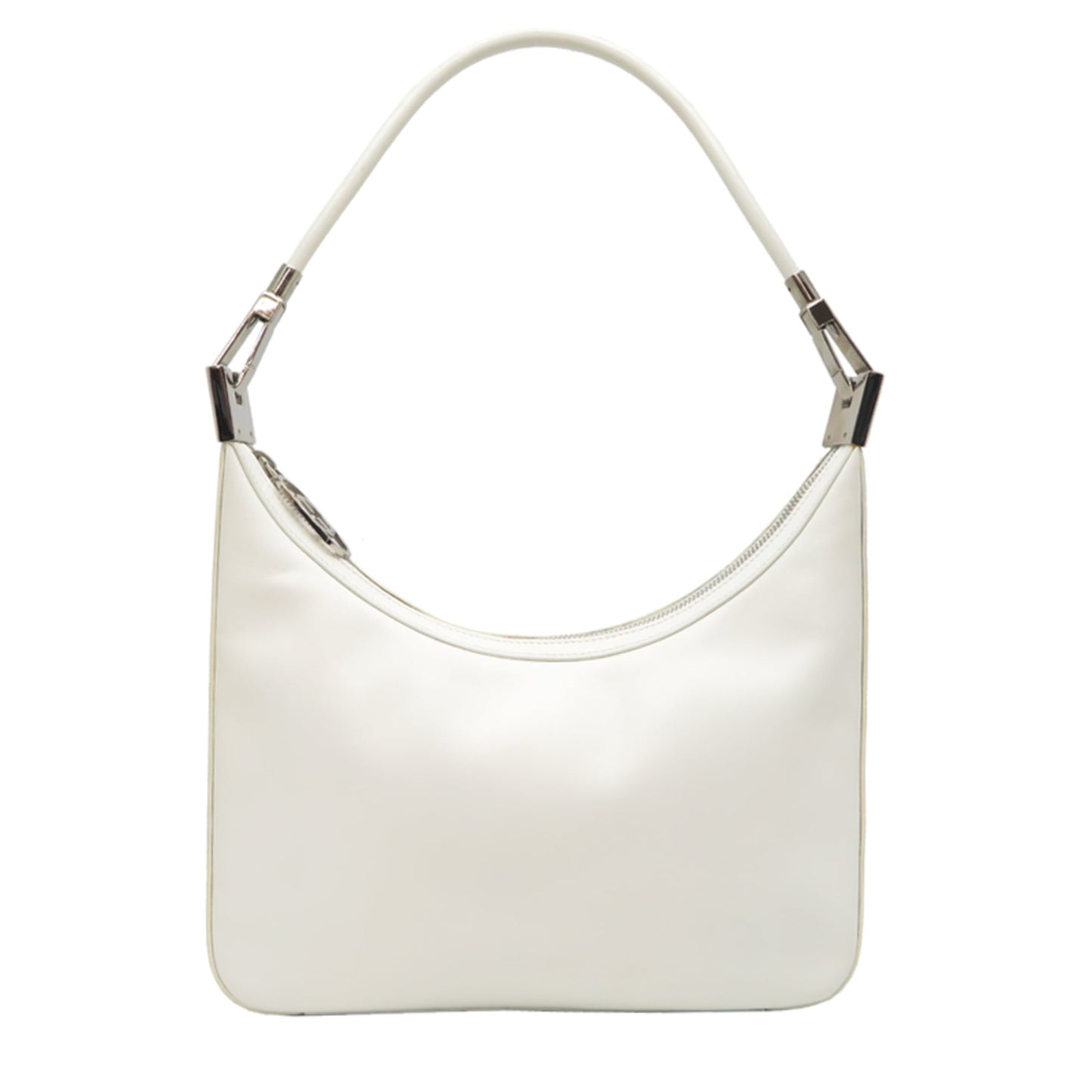 Gucci White Leather Shoulder Bag