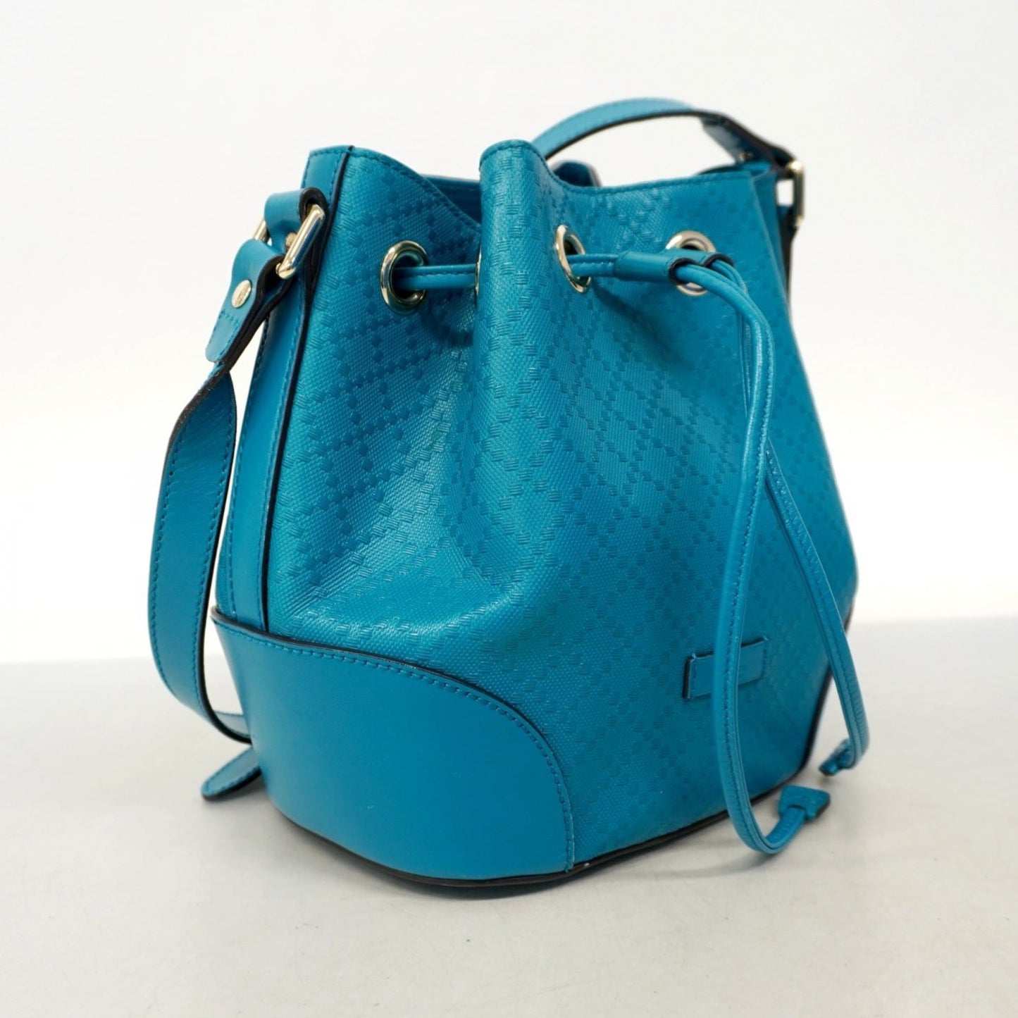 Gucci Blue Leather Shoulder Bag