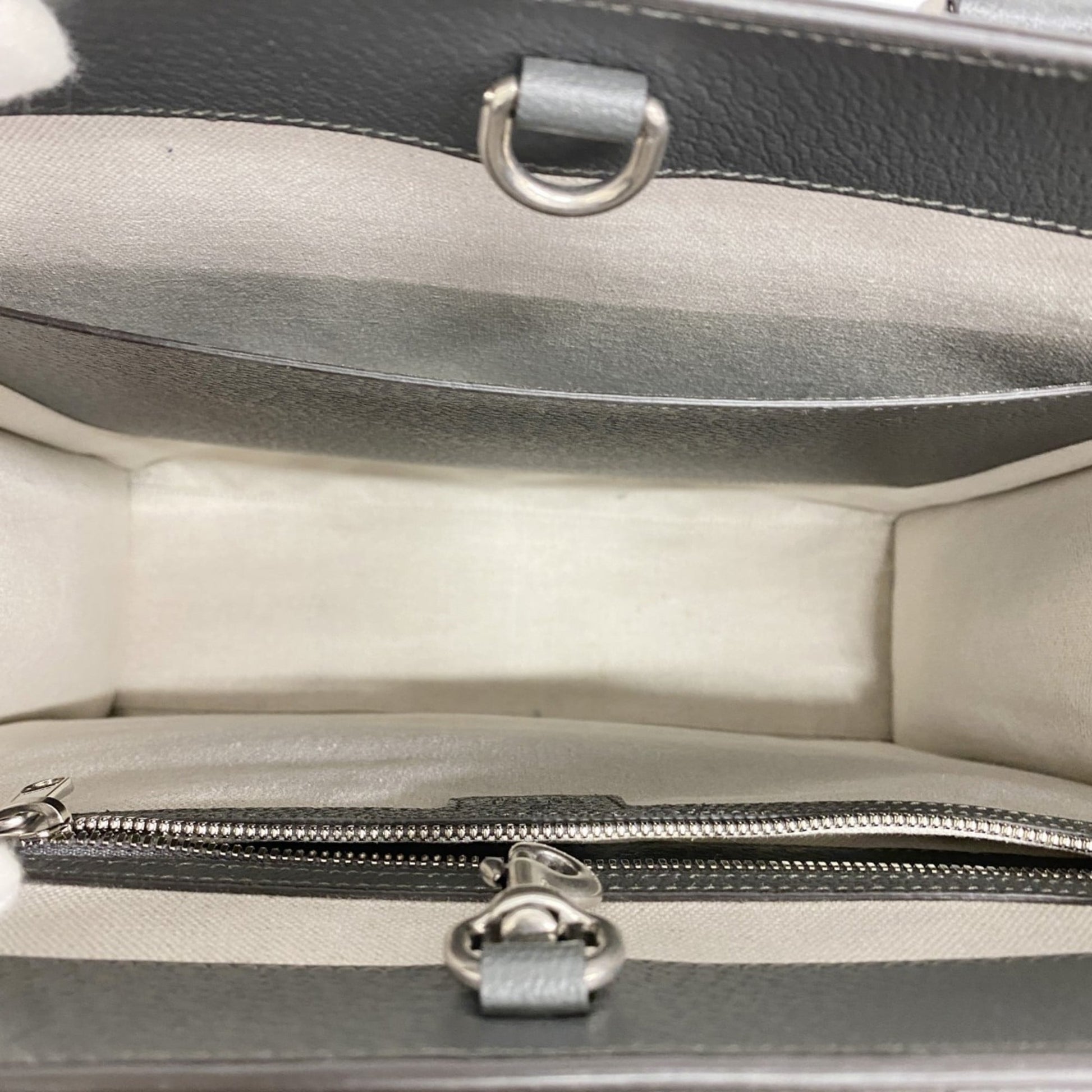 Gucci Gray Pvc Tote Bag