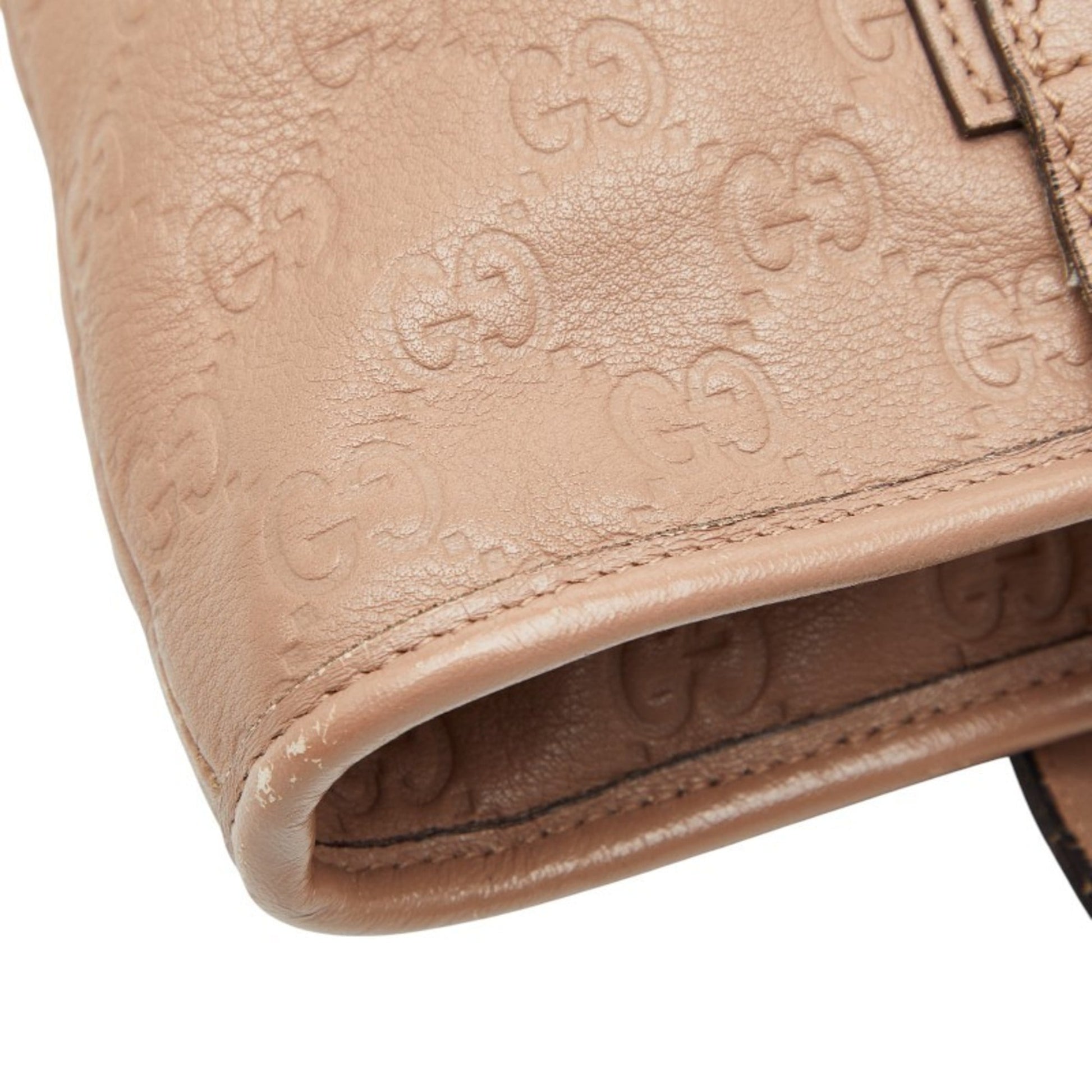 Gucci Beige Leather Handbag Tote Bag