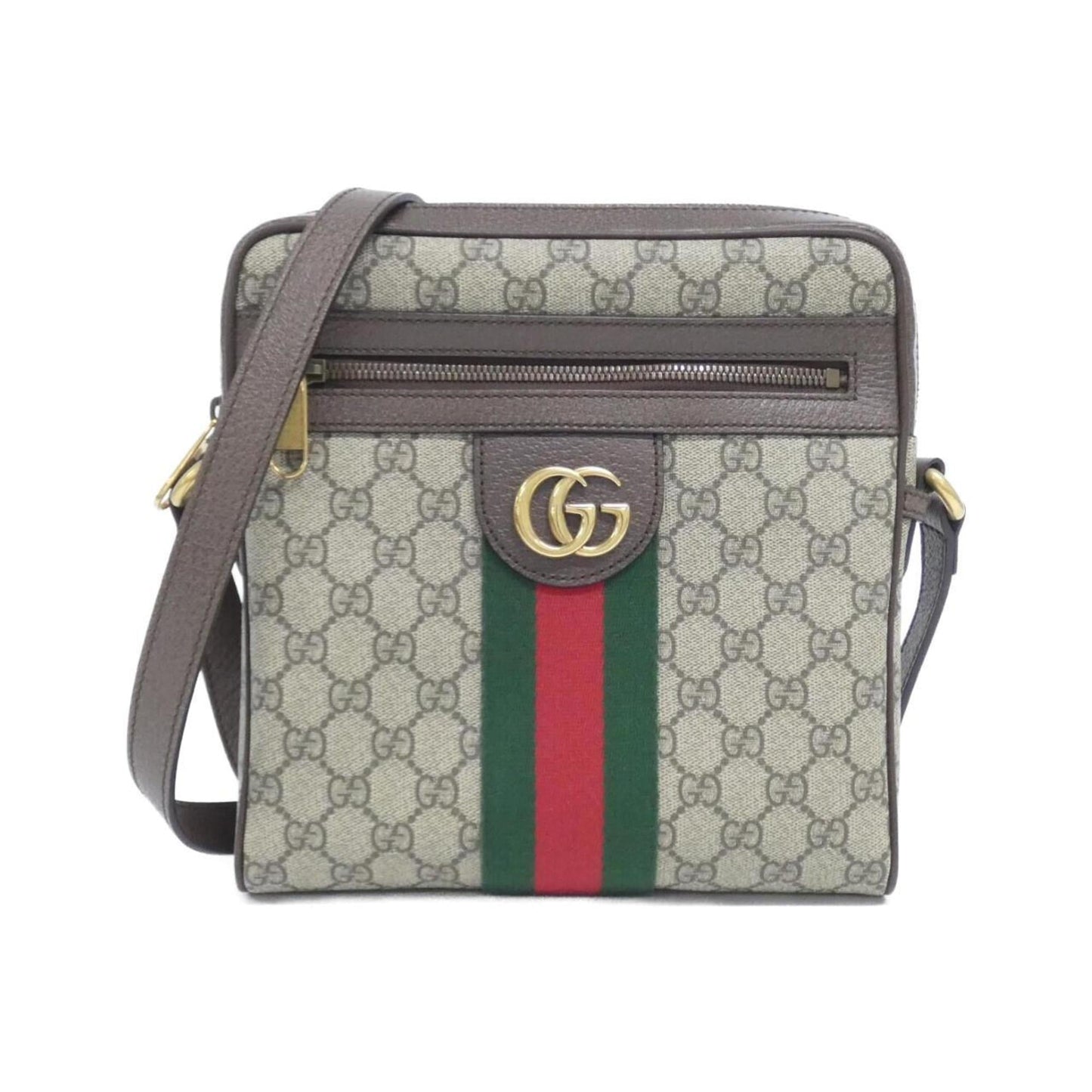 Gucci Beige Brown Gg Supreme Shoulder Bag