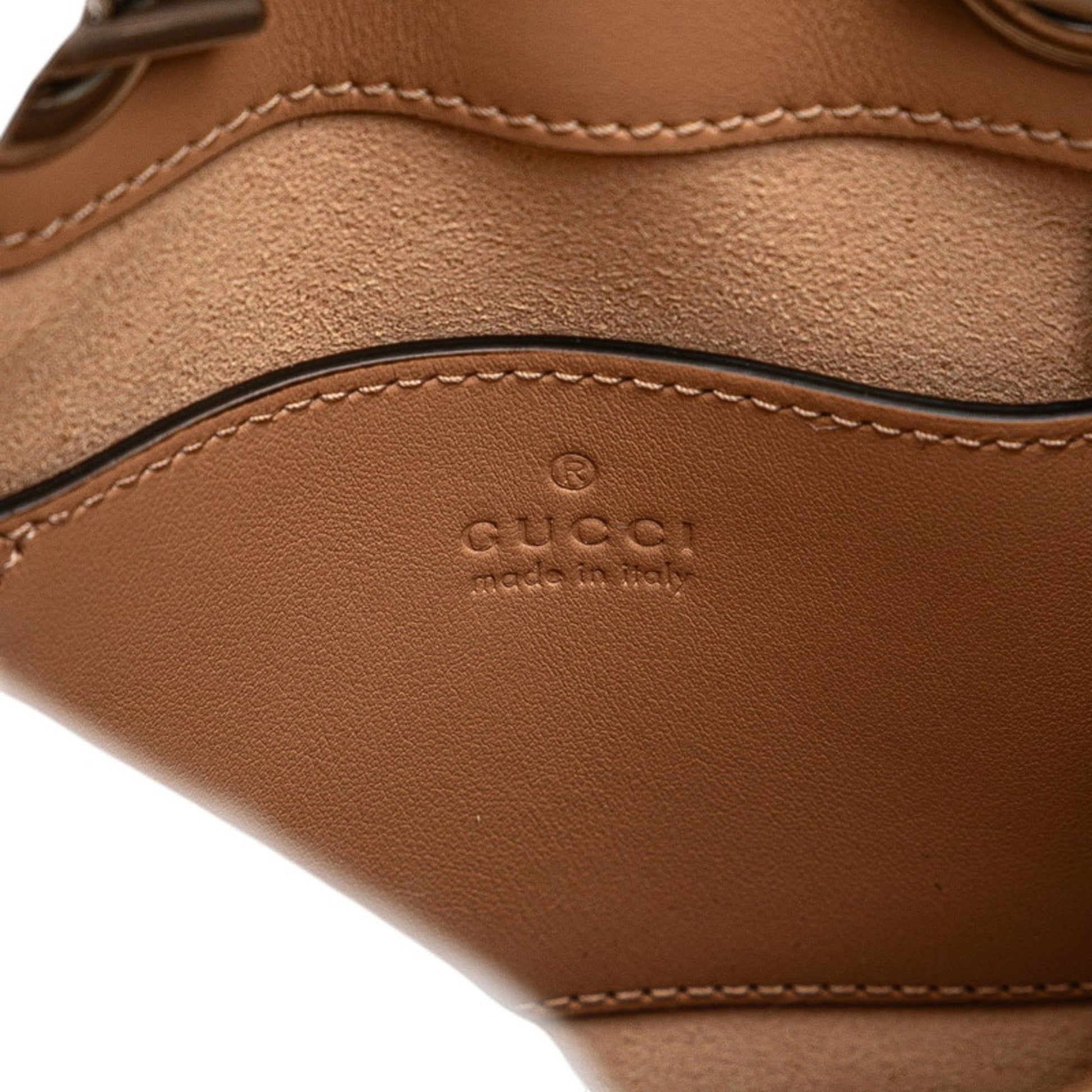 Gucci Beige Leather Handbag Shoulder Bag