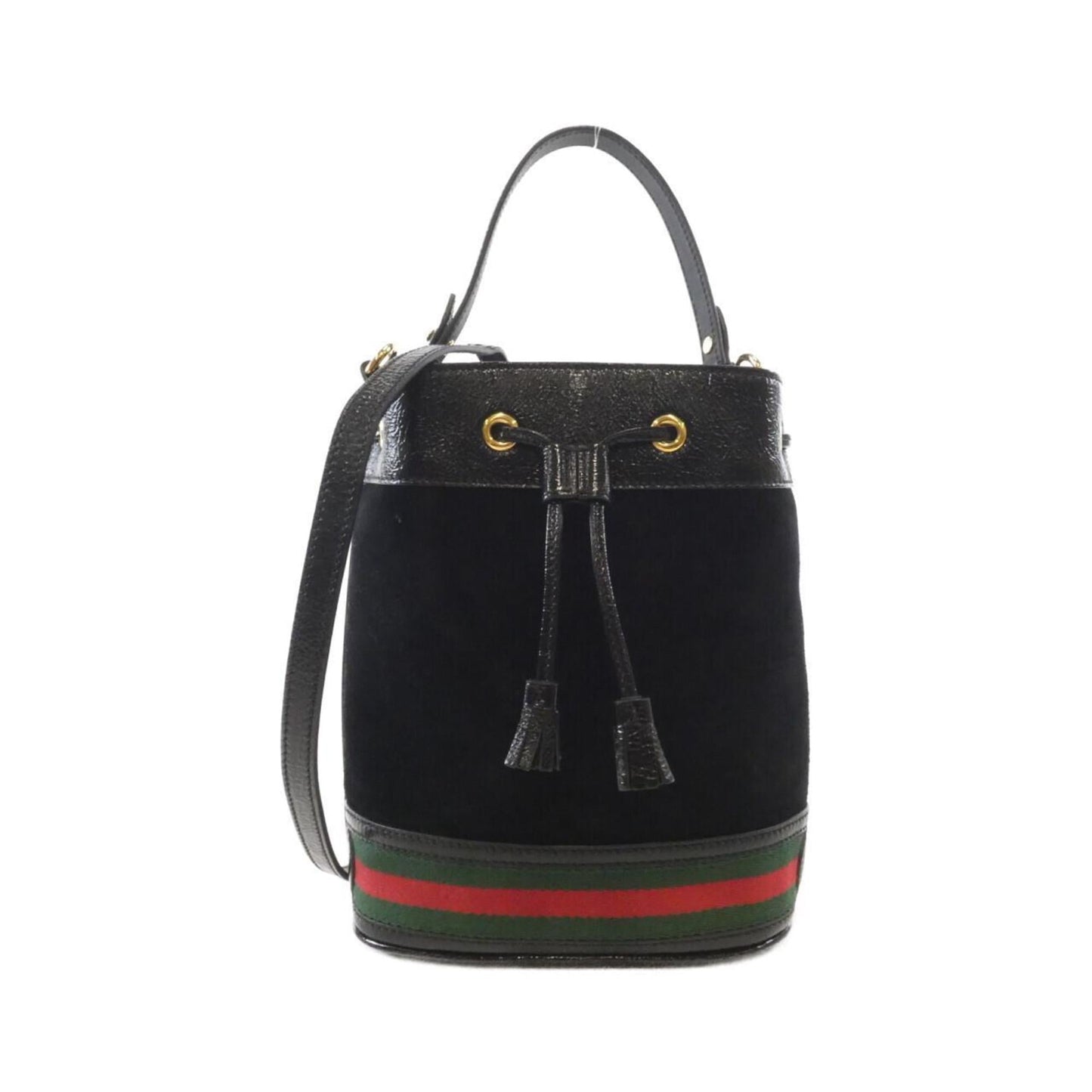 Gucci Black Suede Handbag