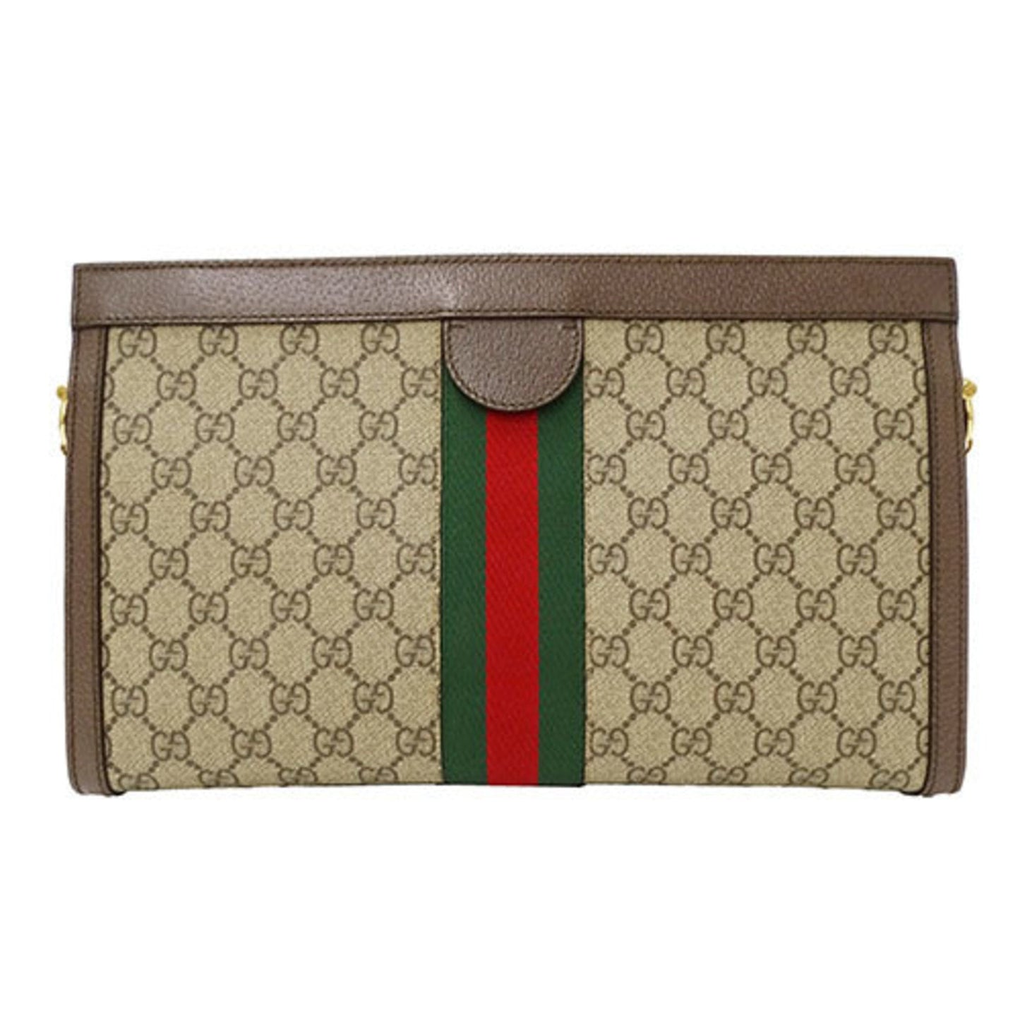 Gucci Brown Pvc Shoulder Bag