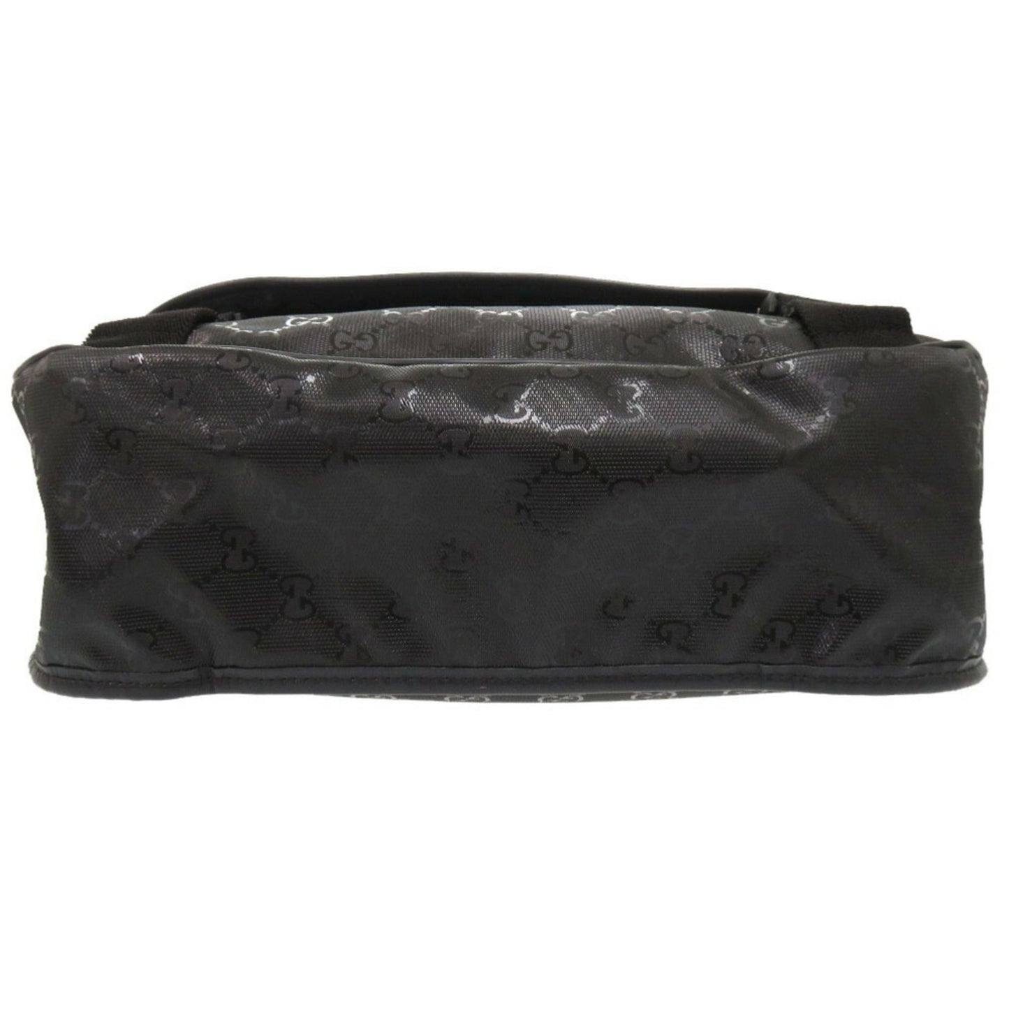 Gucci Black Coated Canvas Pvc Messenger Bag Shoulder Bag