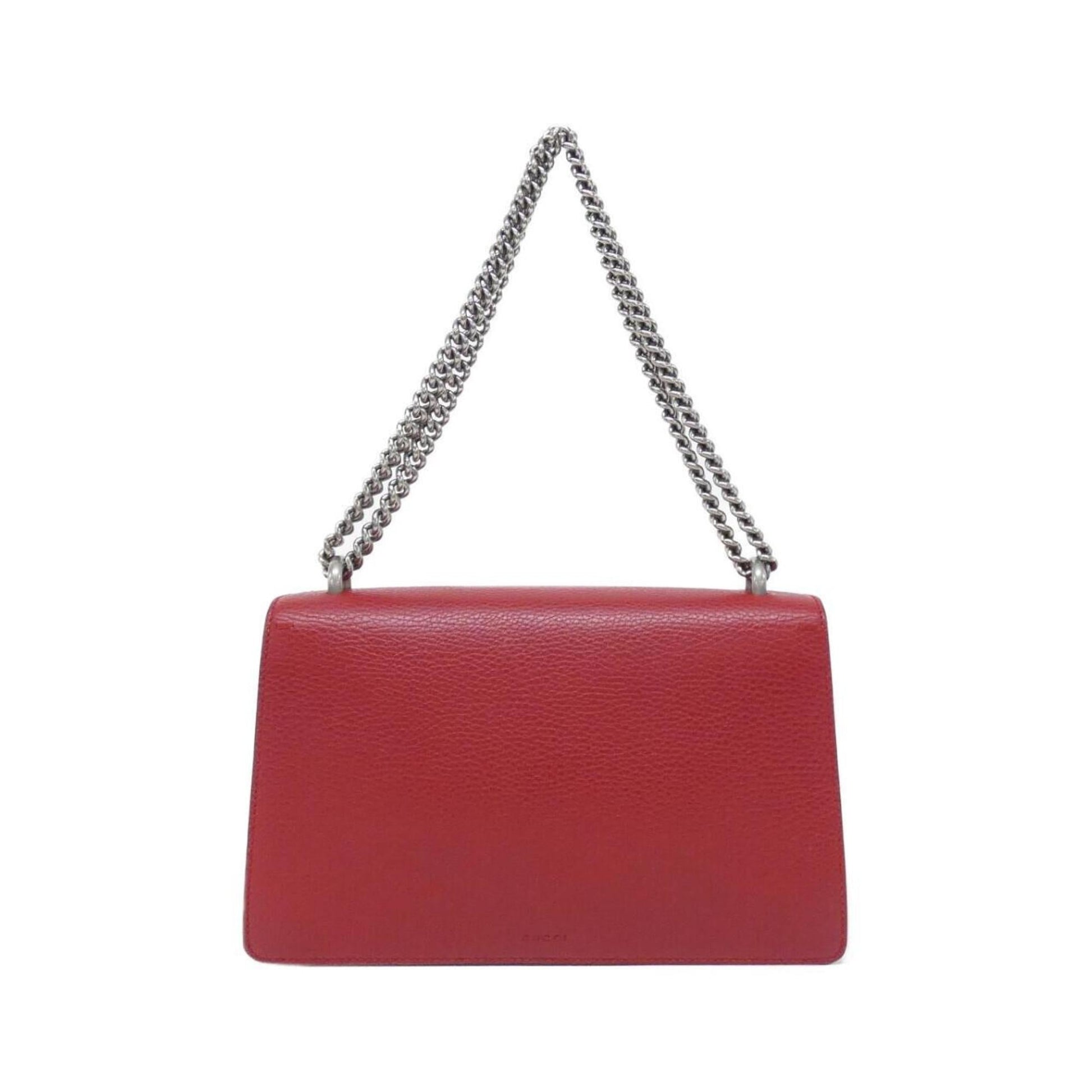 Gucci Red Color Leather Shoulder Bag