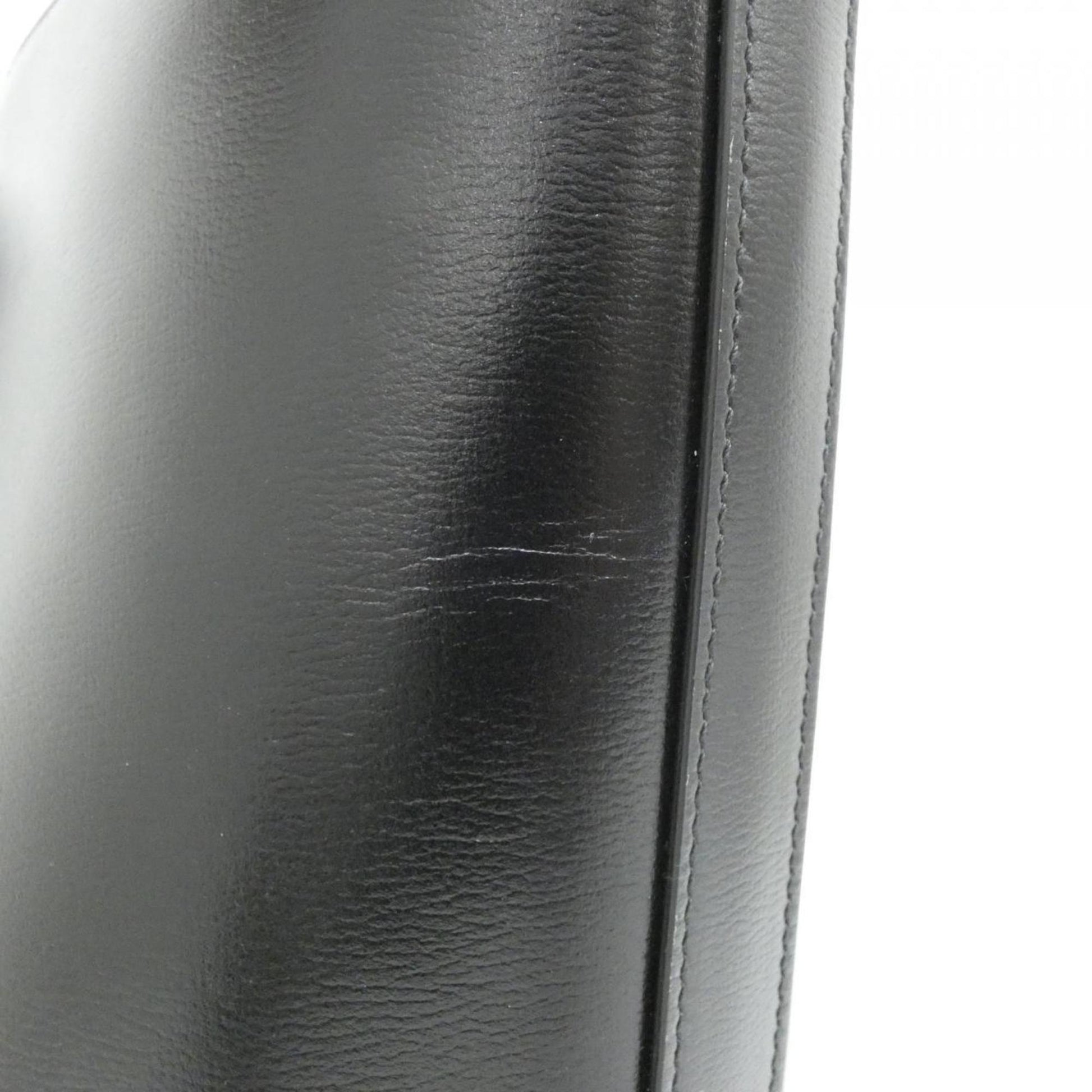 Gucci Black Leather Shoulder Bag