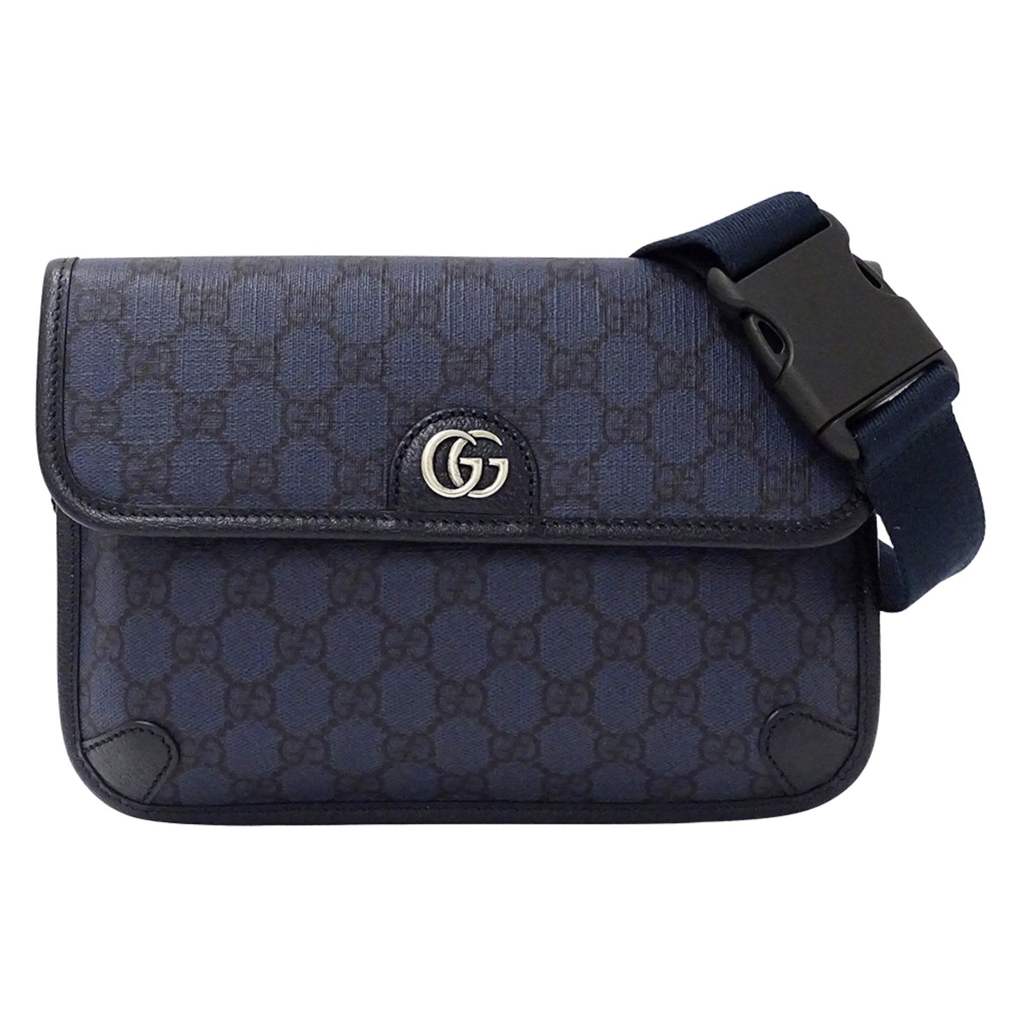 Gucci Navy Gg Supreme Shoulder Bag Sling Bag
