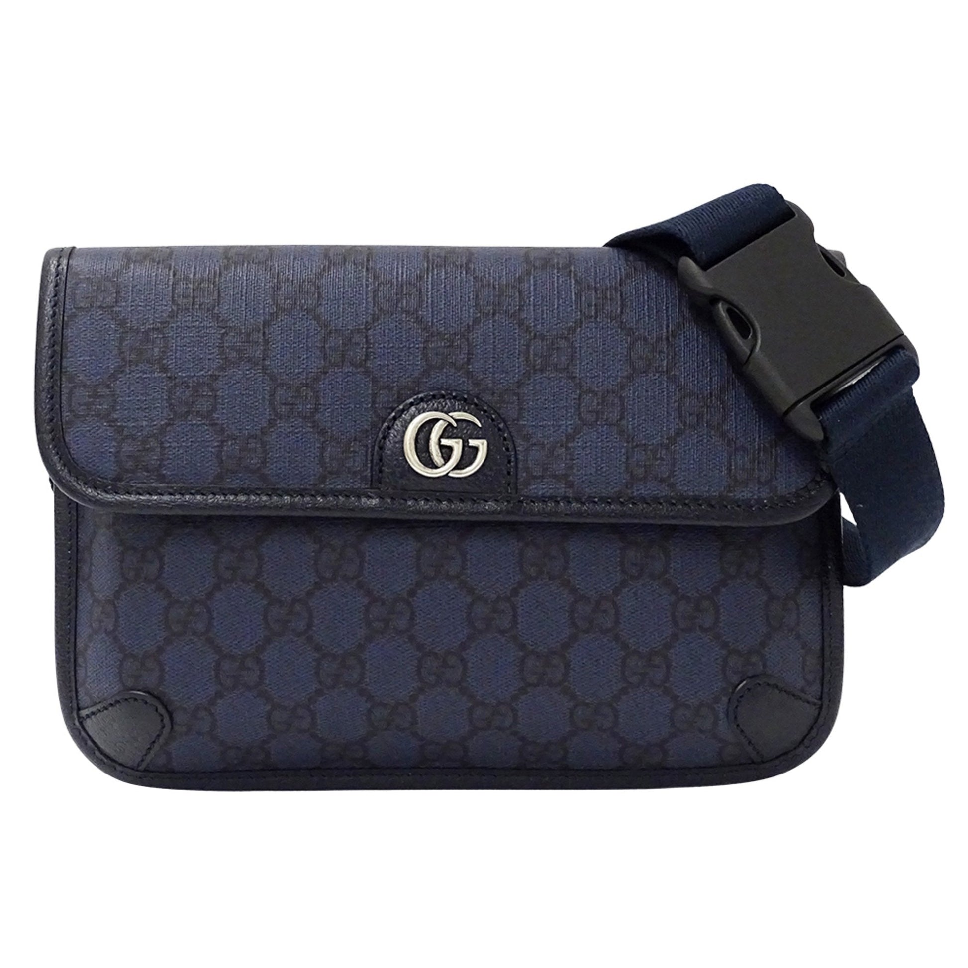 Gucci Navy Gg Supreme Shoulder Bag Sling Bag