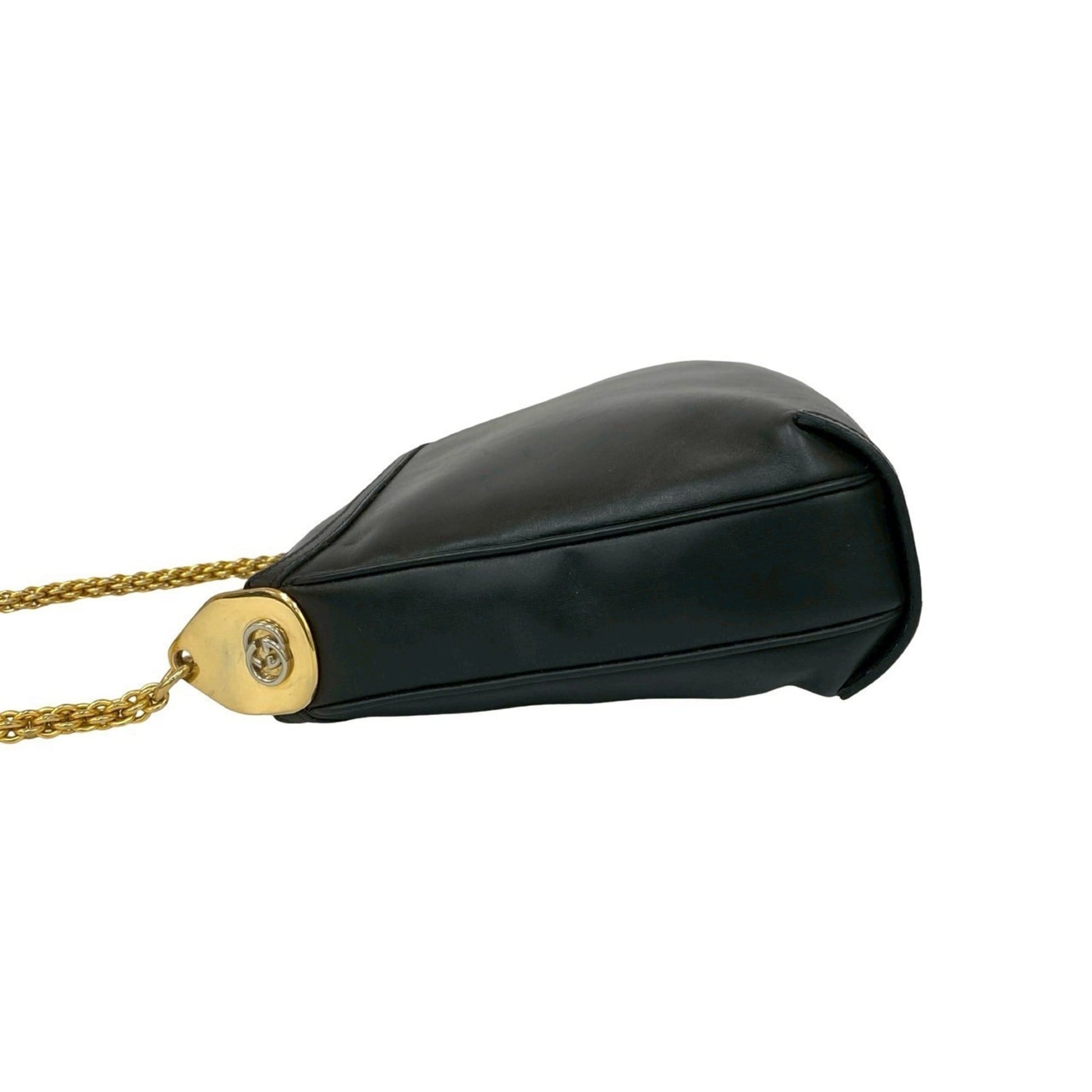 Gucci Black Leather Shoulder Bag