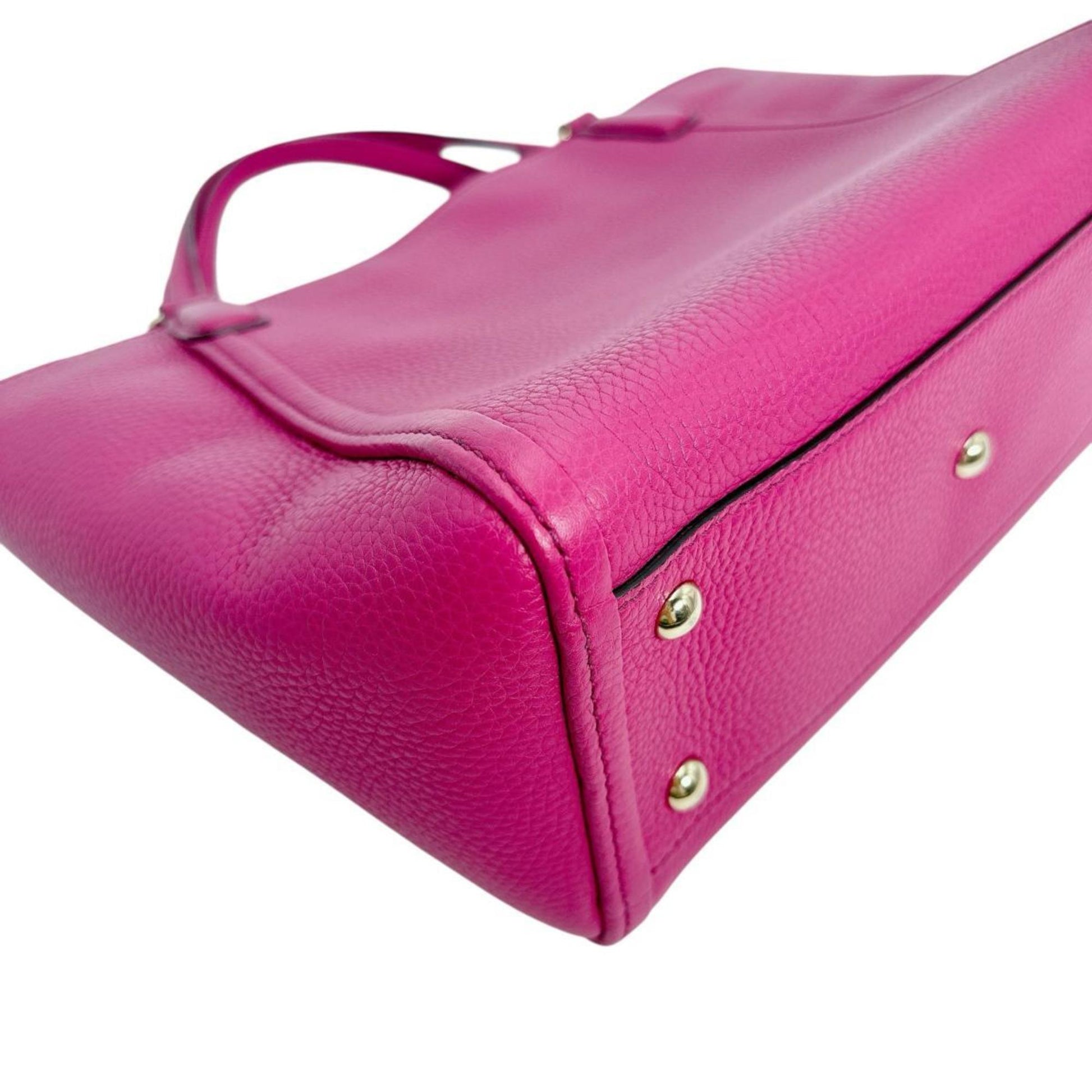 Gucci Pink Leather Handbag
