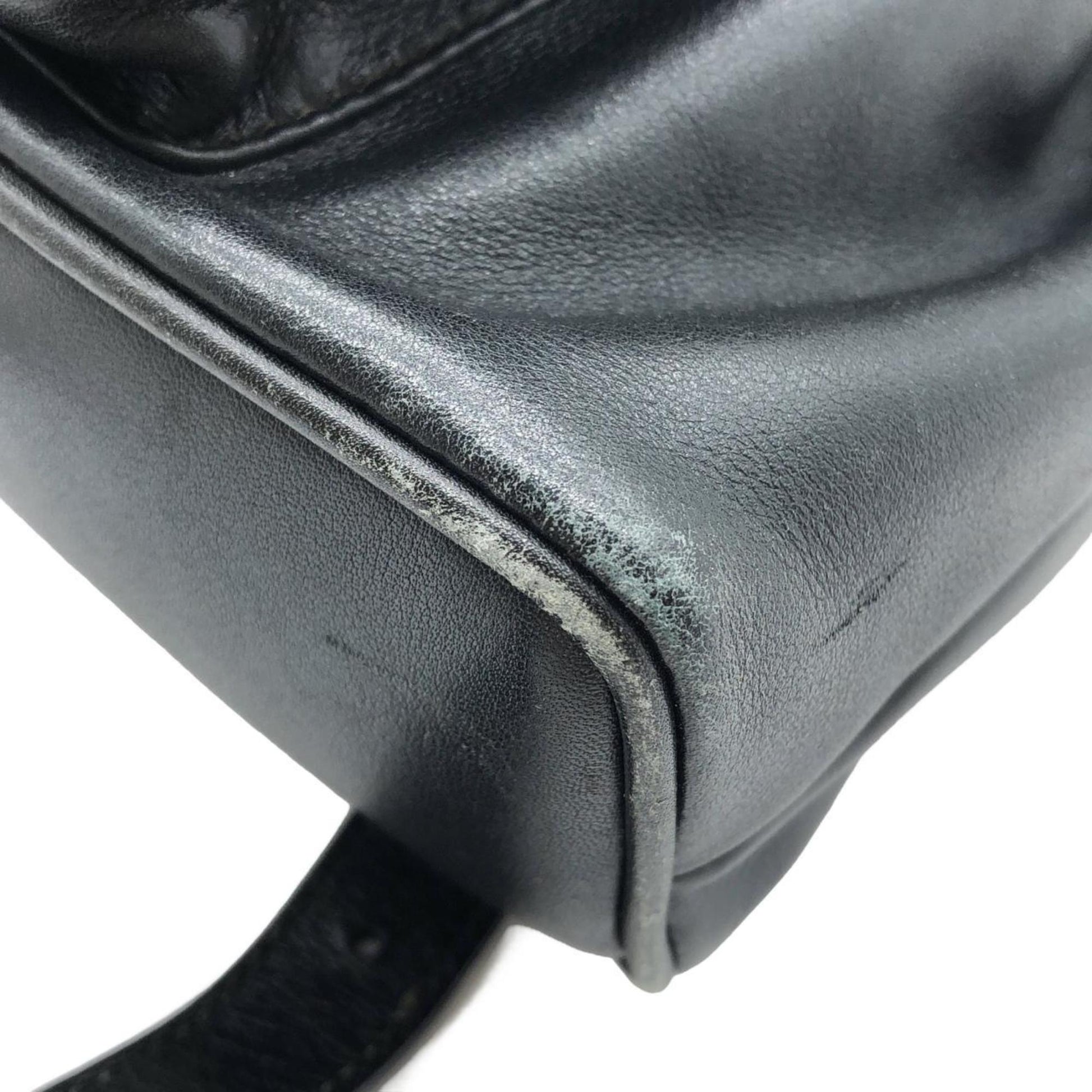 Gucci Black Leather Backpack