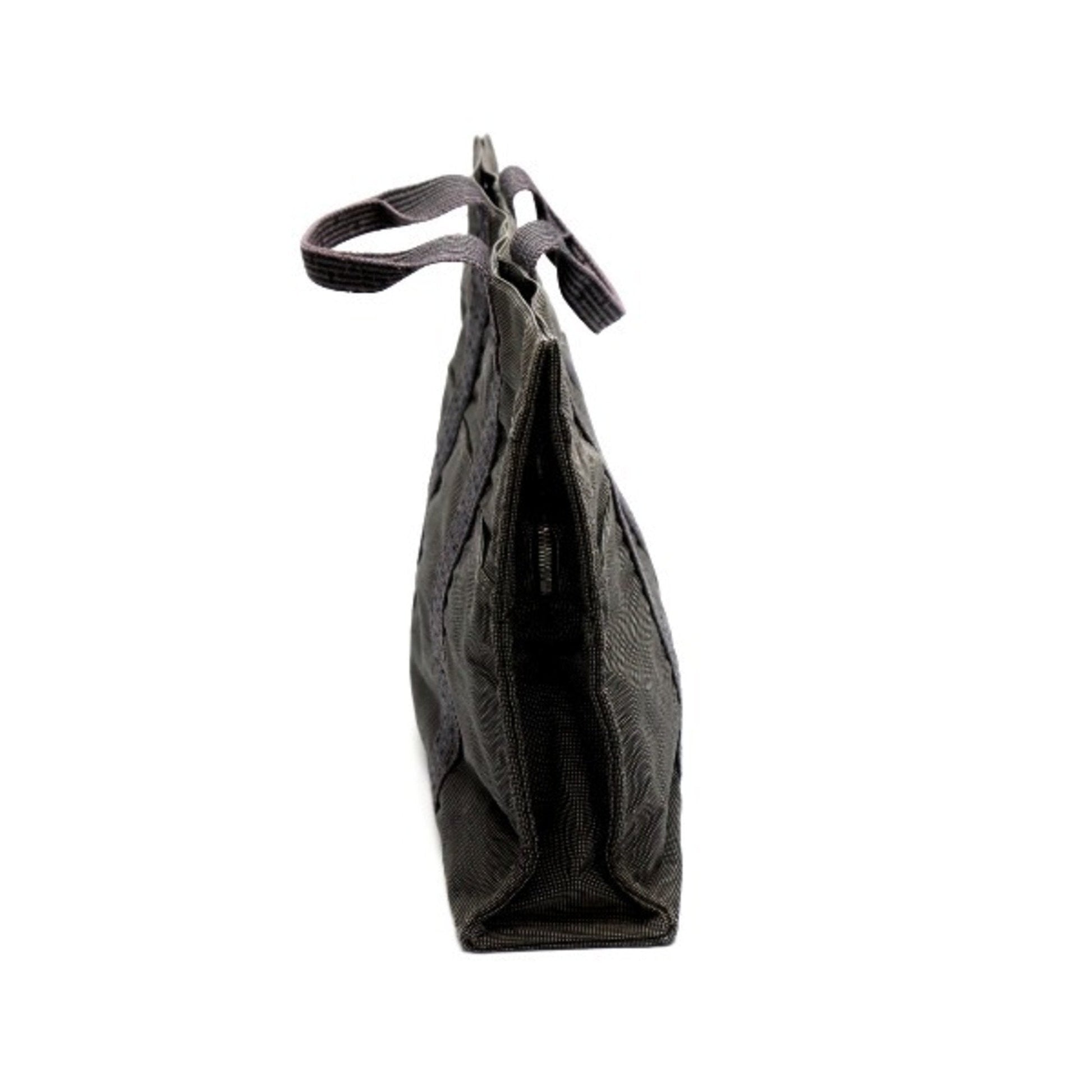 Hermes Her Line Tote Bag Canvas Gray Tote Bag 6
