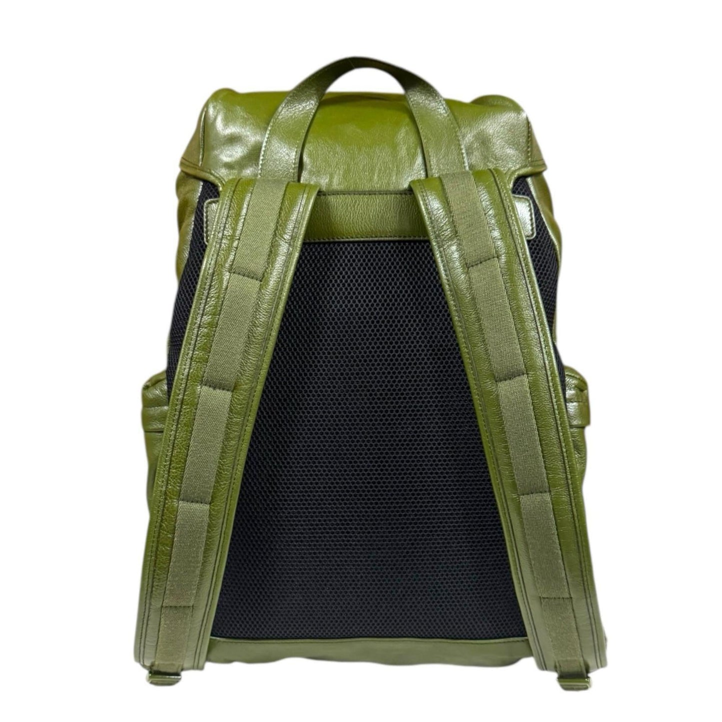 Gucci Green Leather Backpack