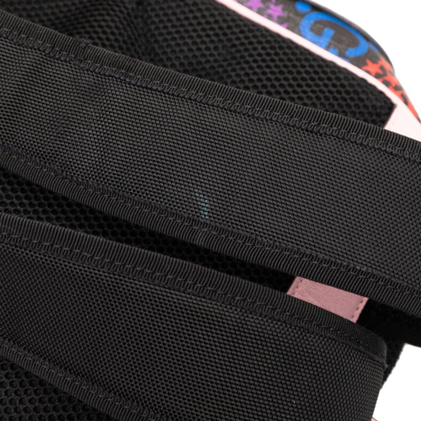 Gucci Black Multi-Color Pink Pvc Leather Backpack