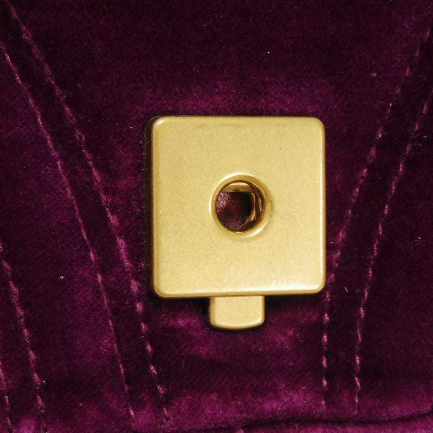 Gucci Purple Velvet Shoulder Bag