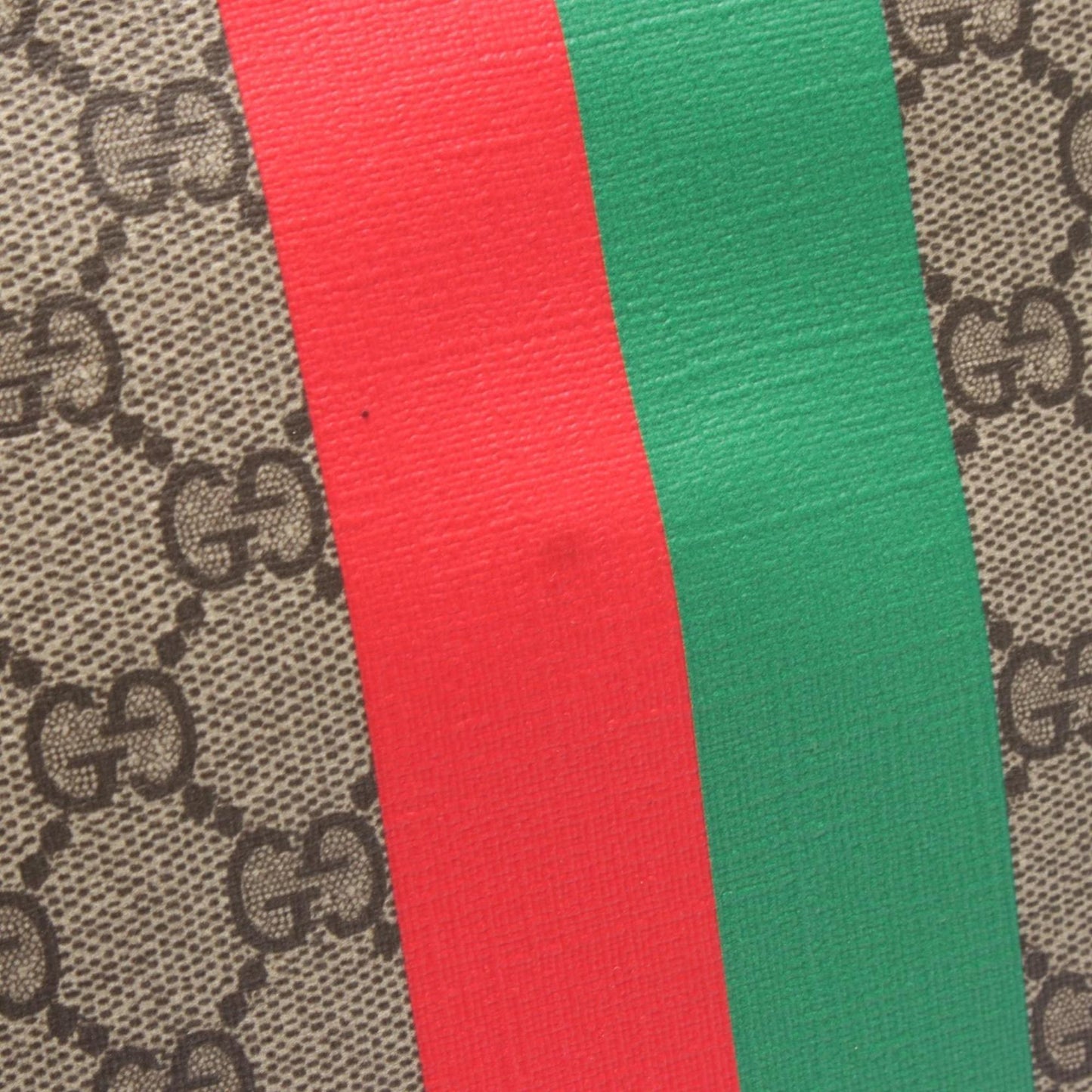 Gucci Beige Brown Multi-Color Gg Supreme Leather Handbag Tote Bag