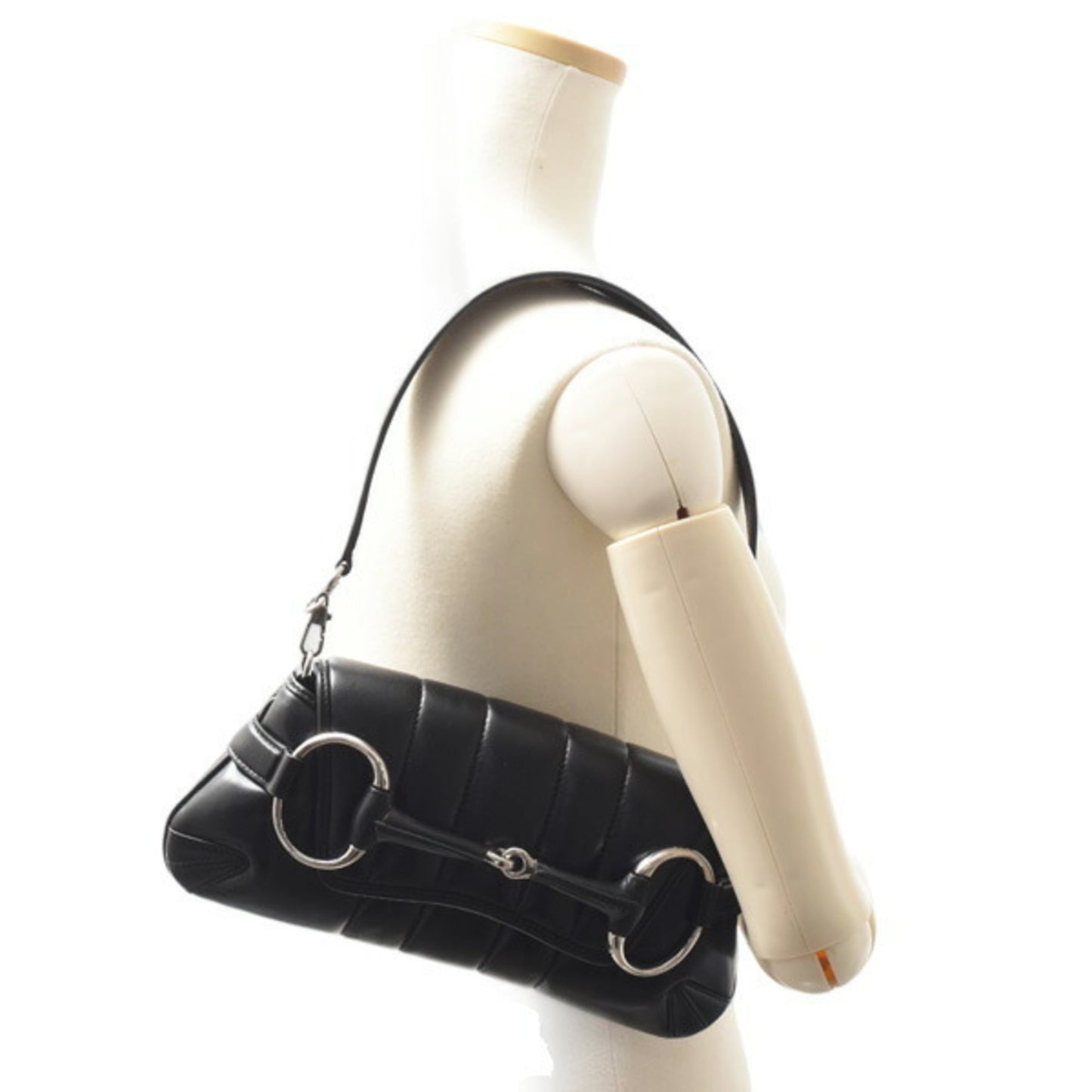 Gucci Black Leather Shoulder Bag