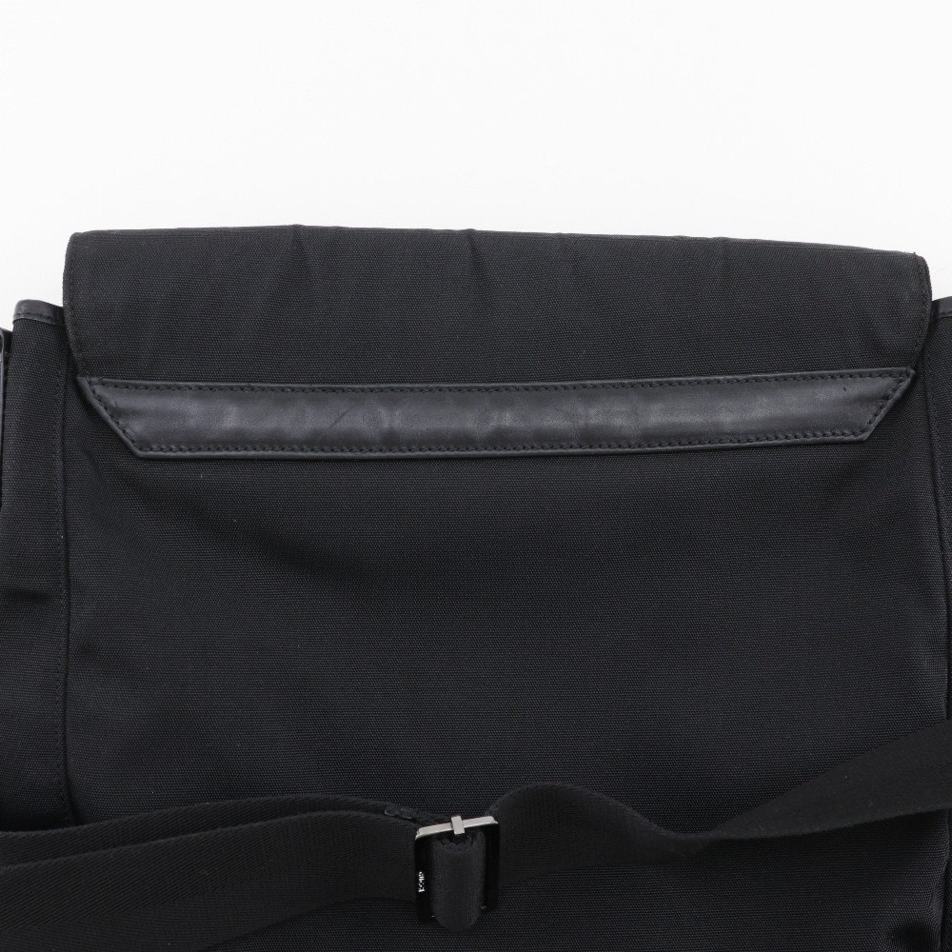 Gucci Black Nylon Canvas Shoulder Bag