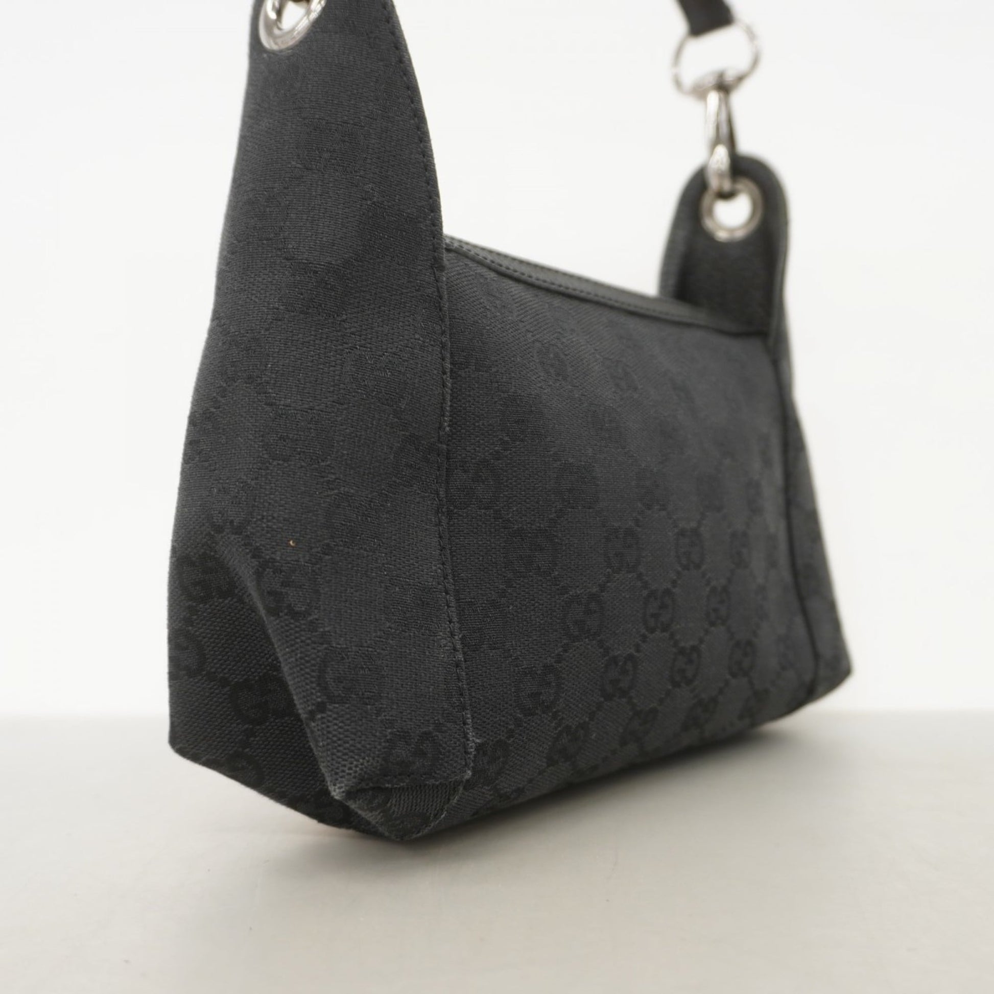 Gucci Black Canvas Handbag