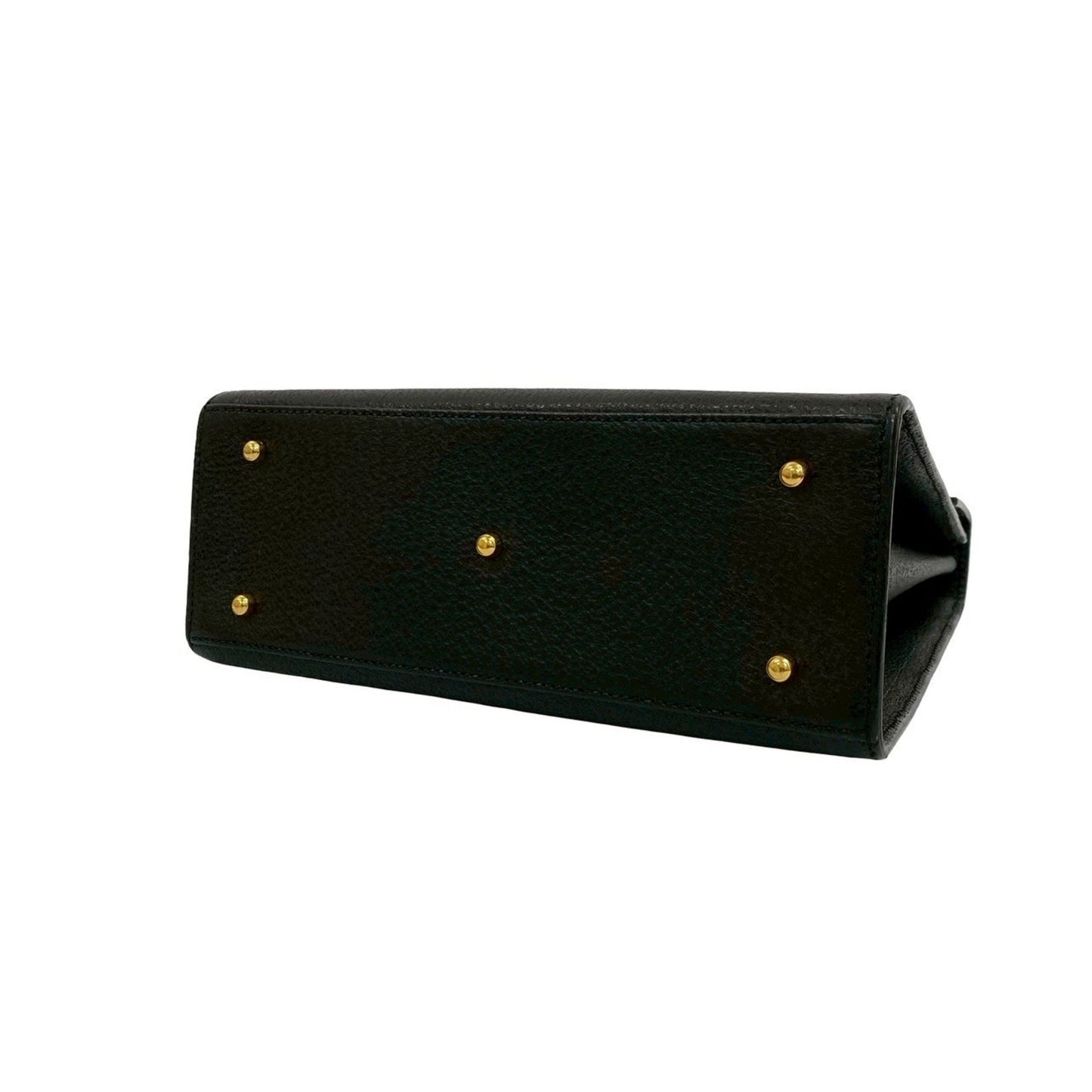 Gucci Black Leather Handbag Shoulder Bag