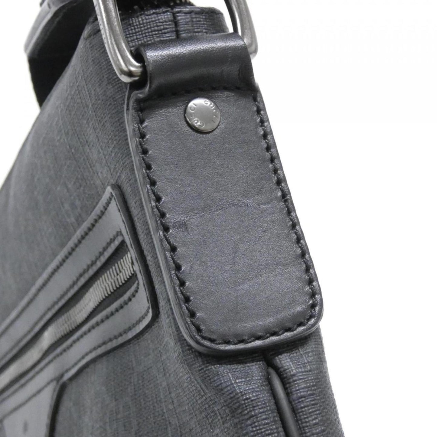 Gucci Black Gray Gg Supreme Shoulder Bag
