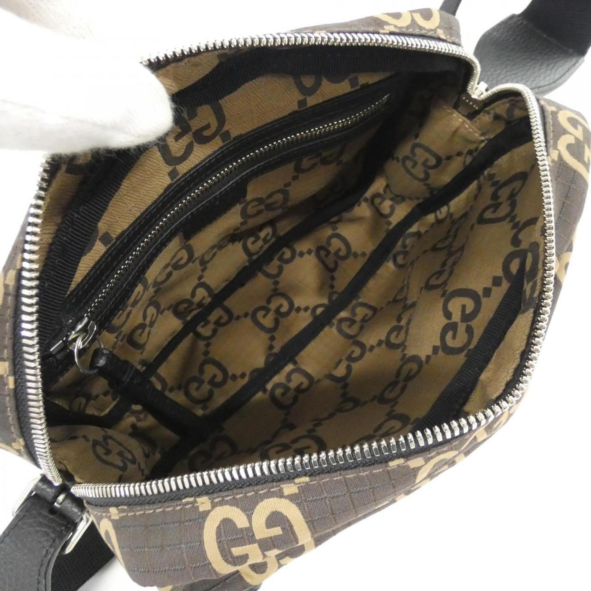 Gucci Beige Polyester Shoulder Bag