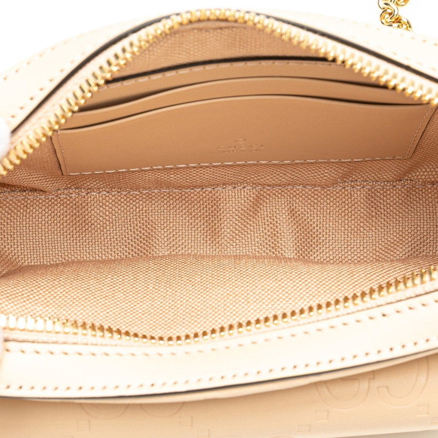 Gucci Beige Leather Shoulder Bag