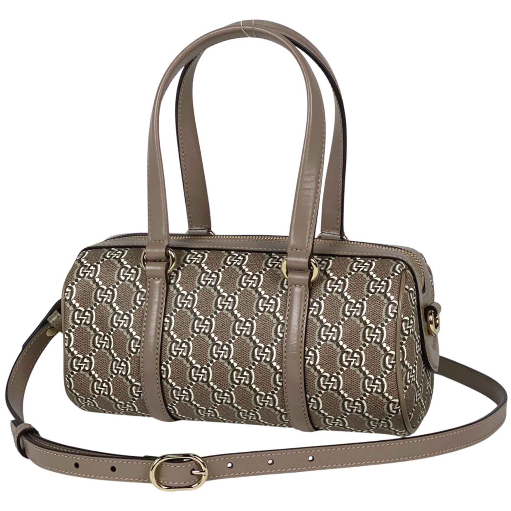 Gucci Beige Leather Handbag Shoulder Bag