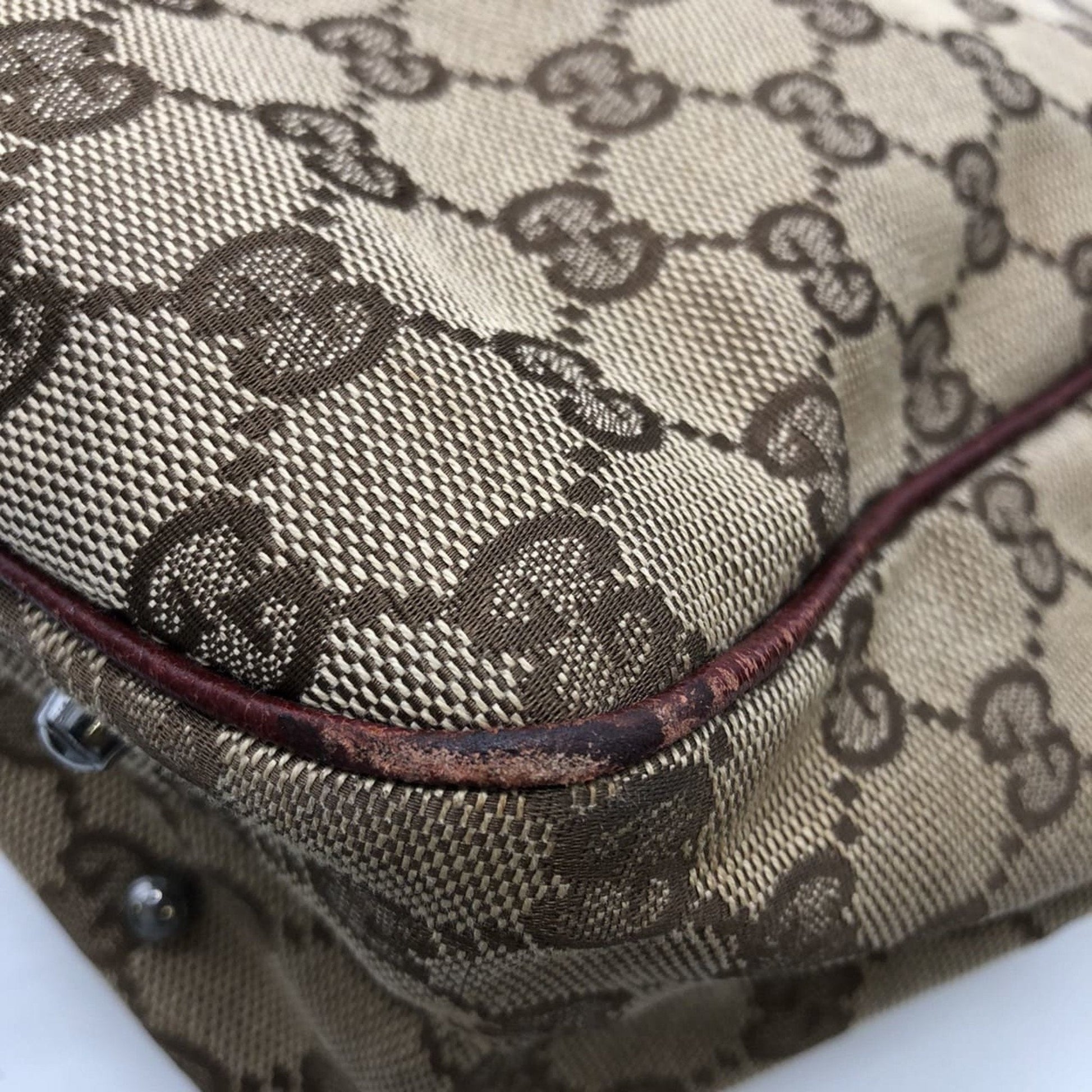 Gucci Gg Canvas Brown Gg Canvas Handbag Tote Bag