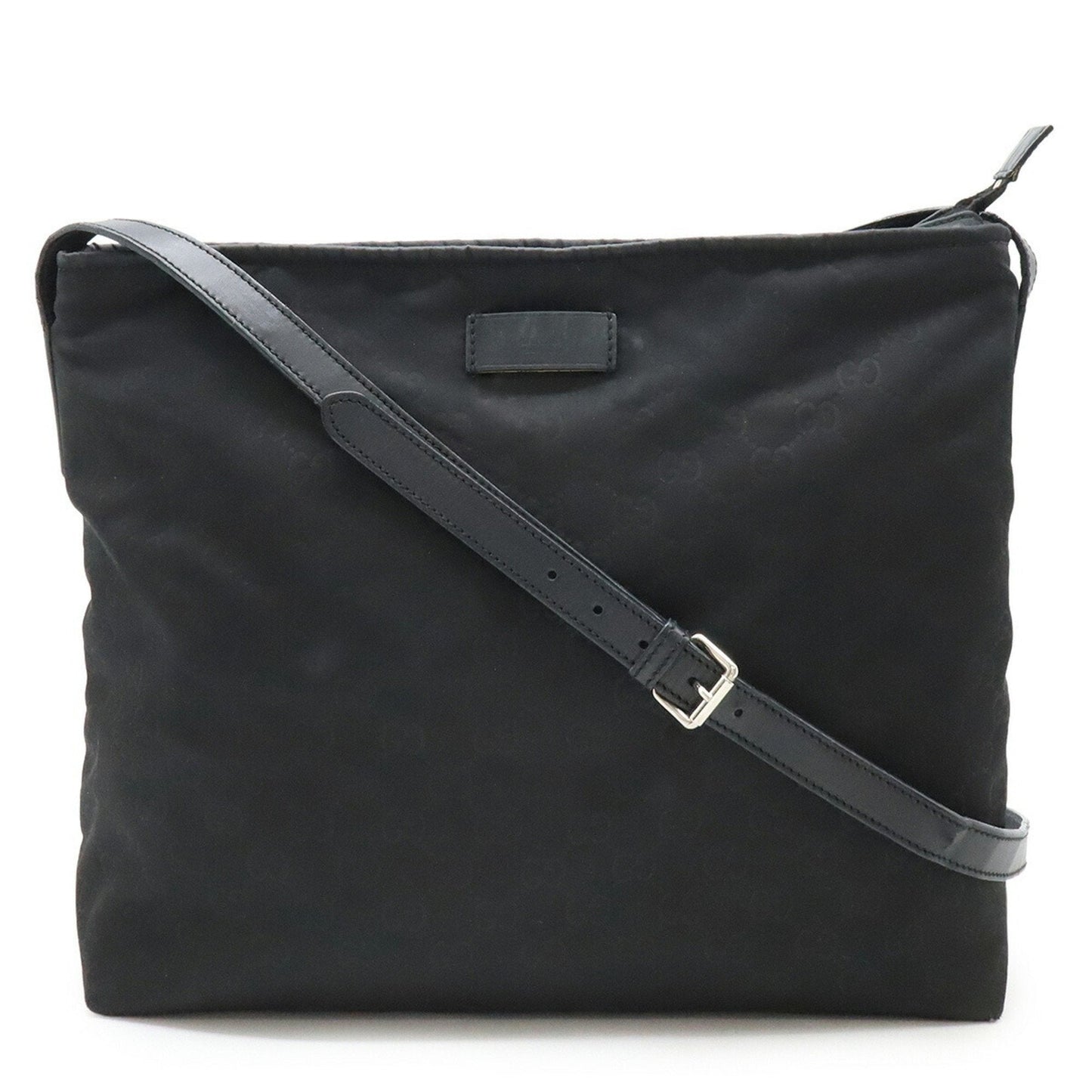 Gucci Black Nylon Leather Shoulder Bag