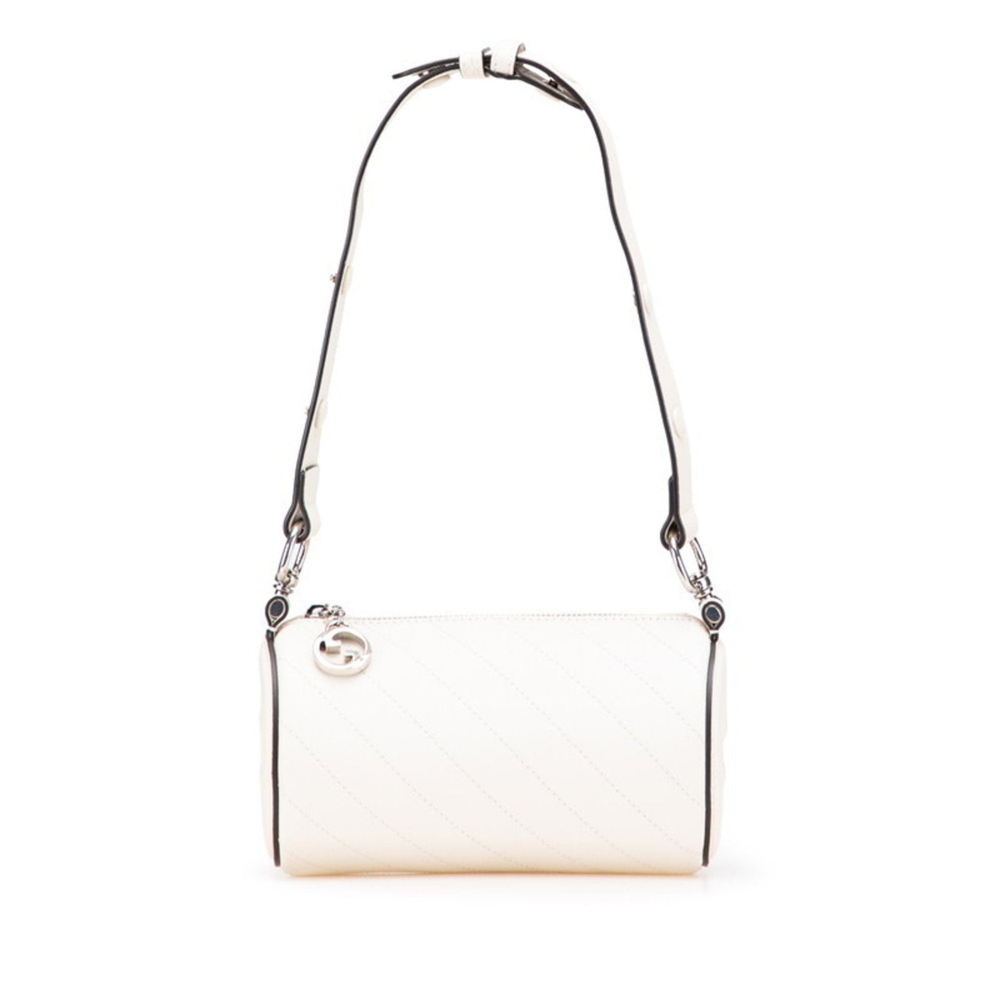 Gucci White Leather Handbag Shoulder Bag