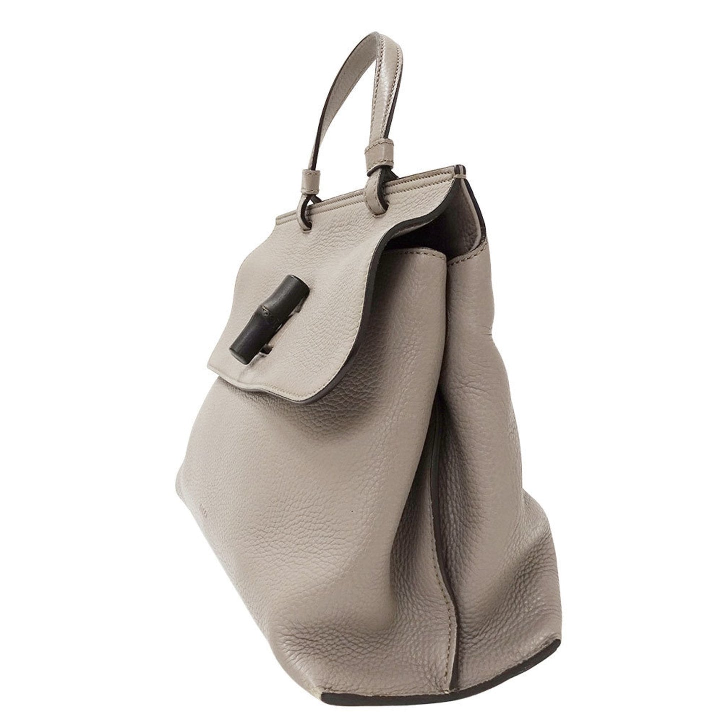 Gucci Gray Leather Handbag Shoulder Bag