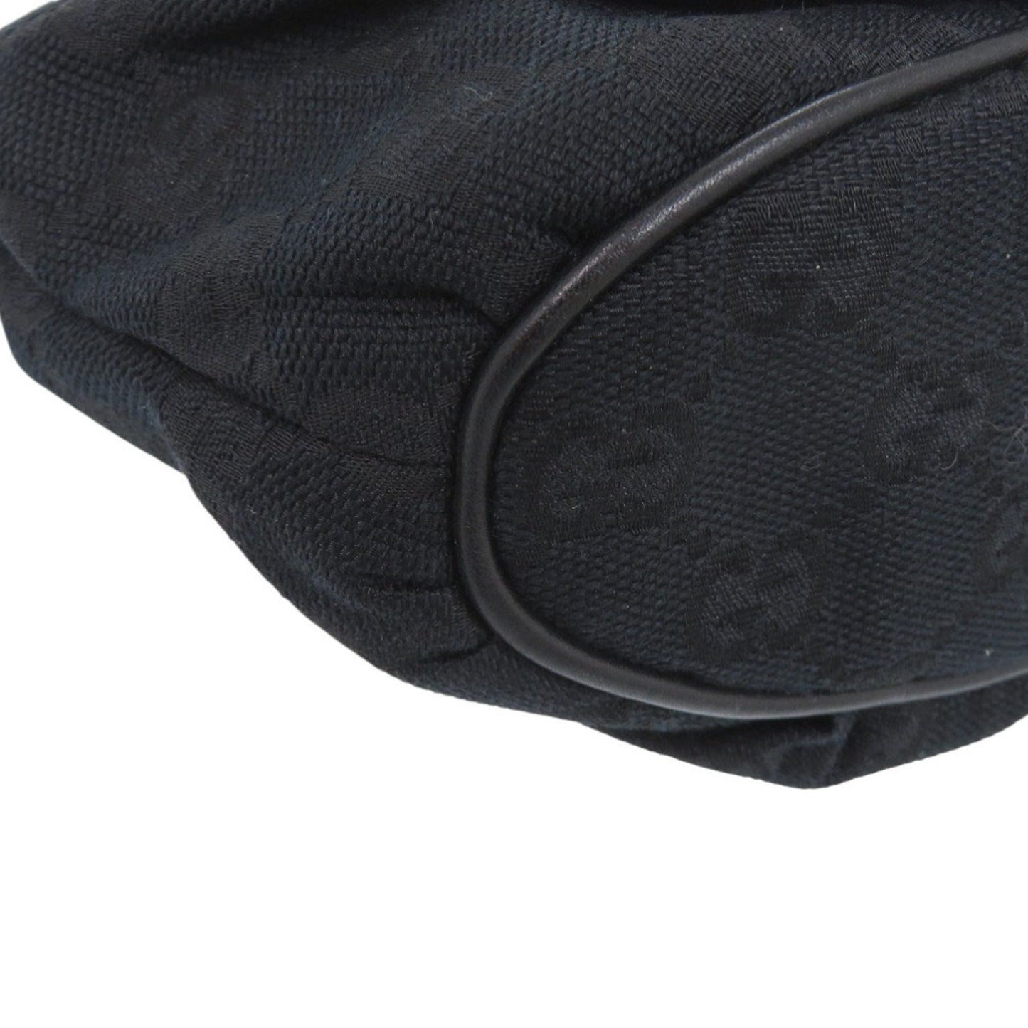 Gucci Black Gg Canvas Handbag