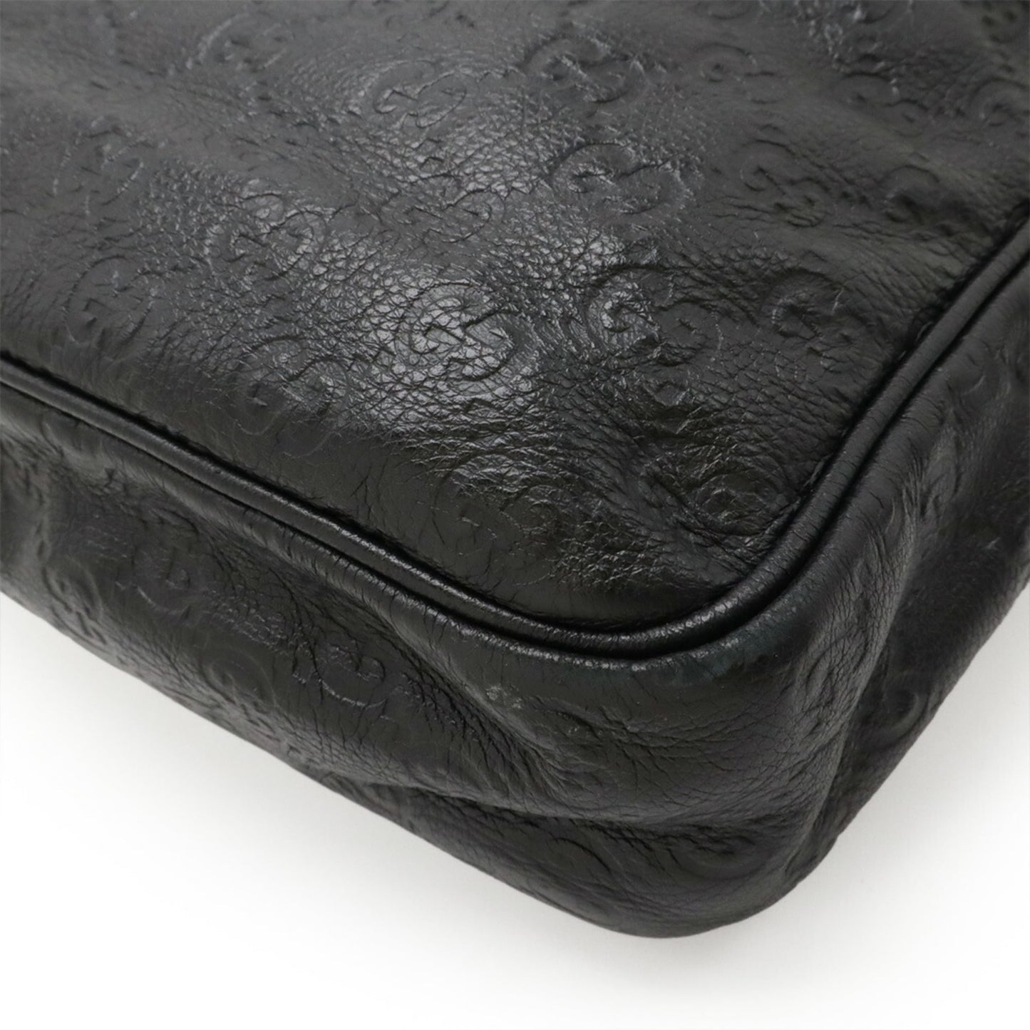 Gucci Black Leather Shoulder Bag