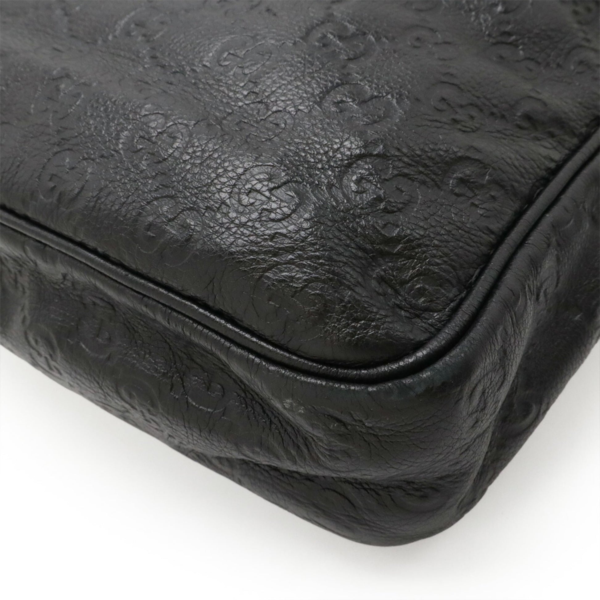 Gucci Black Leather Shoulder Bag