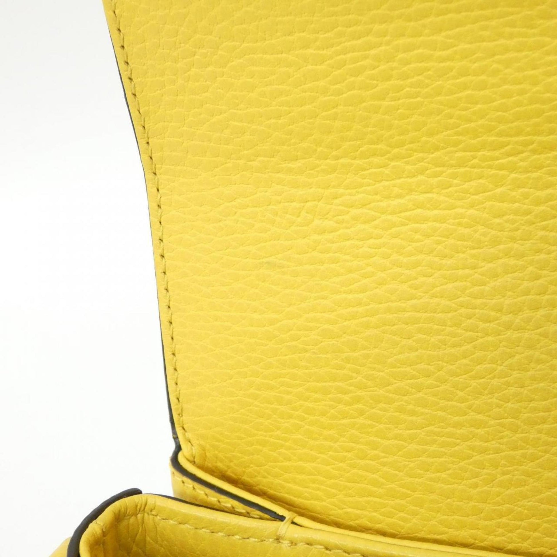 Gucci Yellow Leather Shoulder Bag
