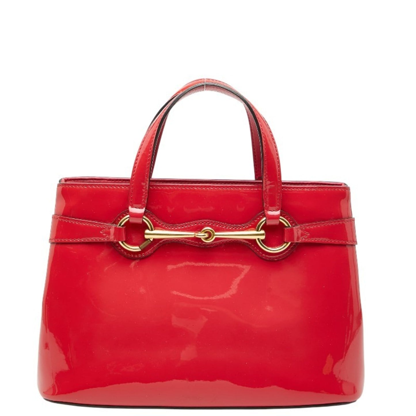 Gucci Pink Patent Leather Handbag