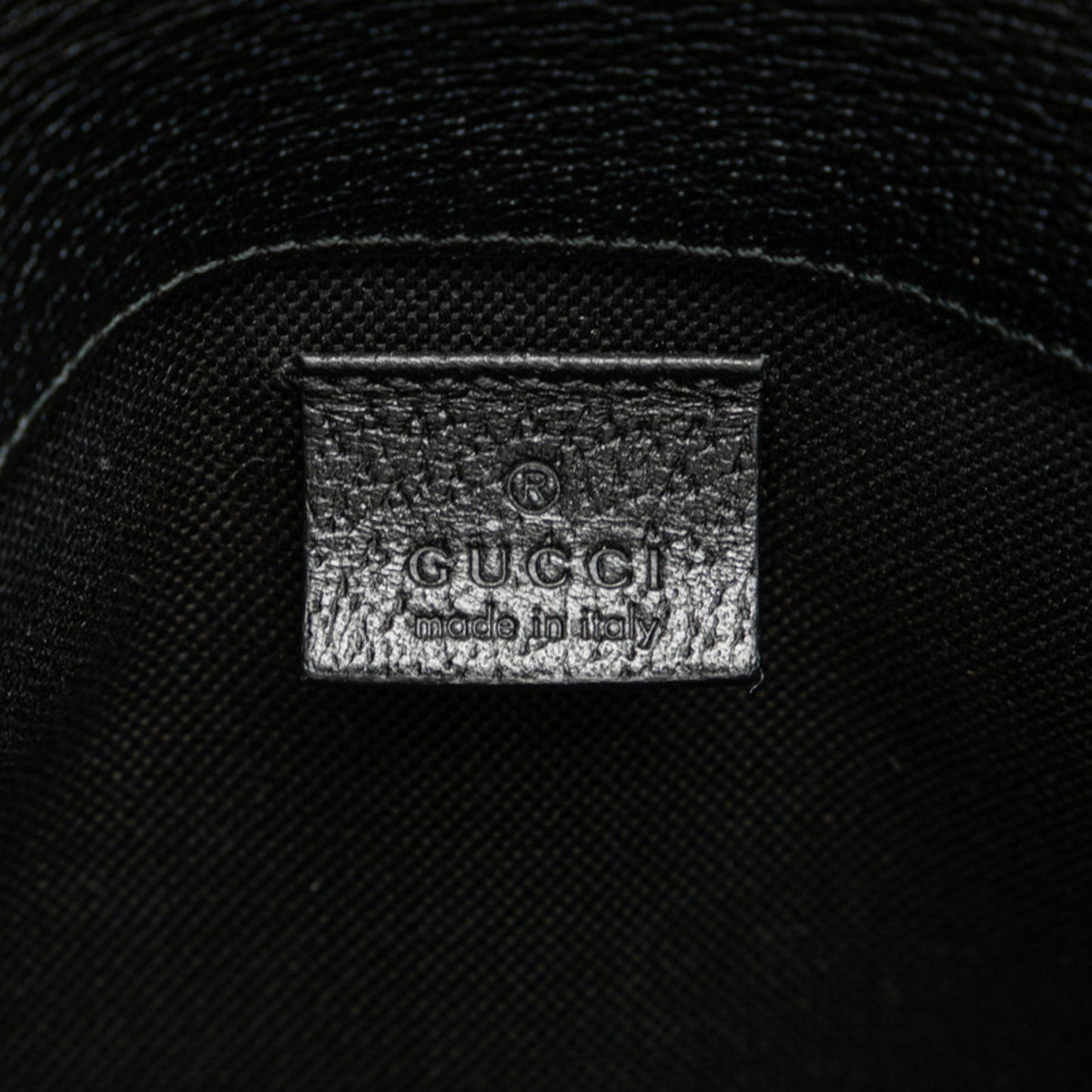 Gucci Black Multi-Color Pvc Leather Fanny Pack