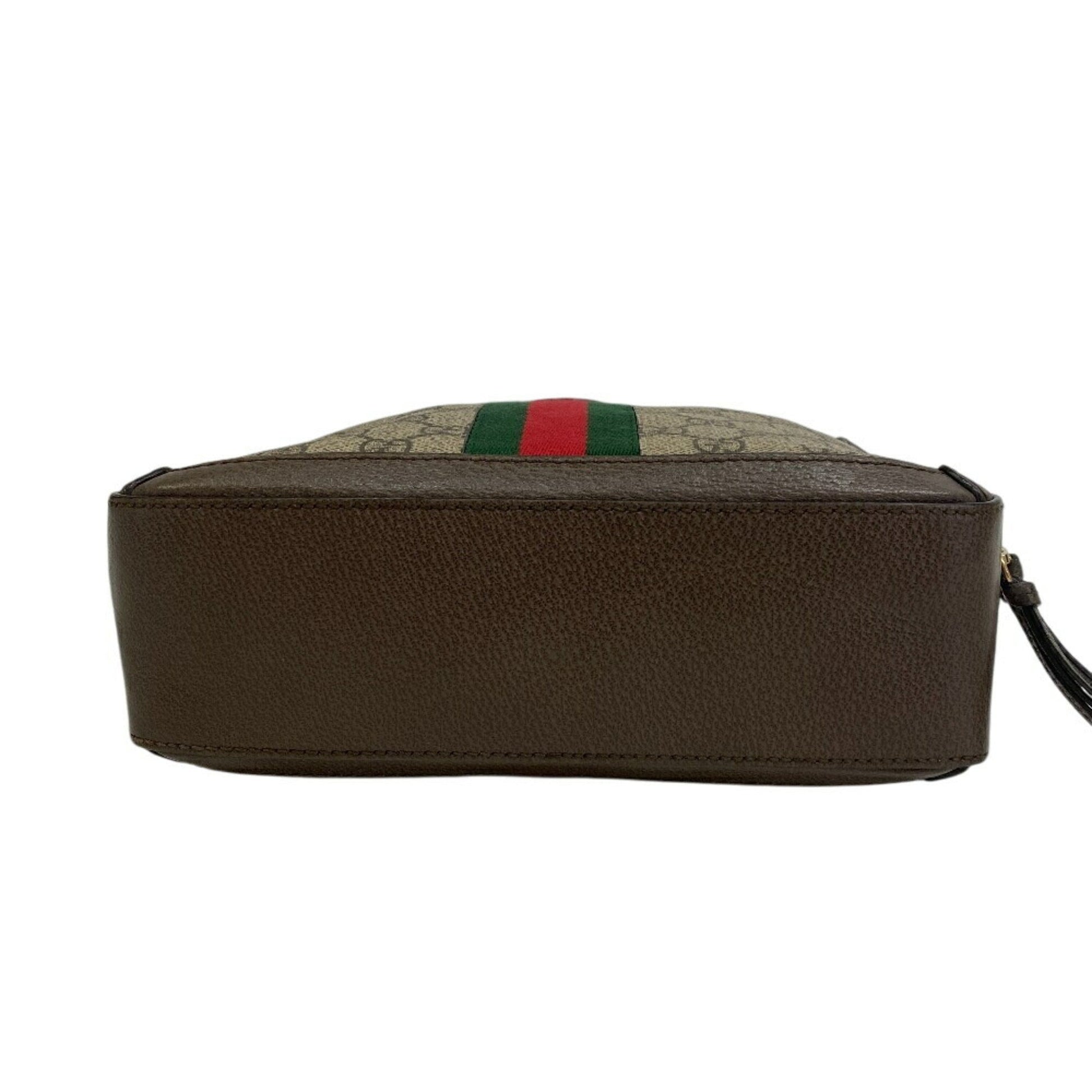 Gucci Brown Pvc Coated Canvas Shoulder Bag