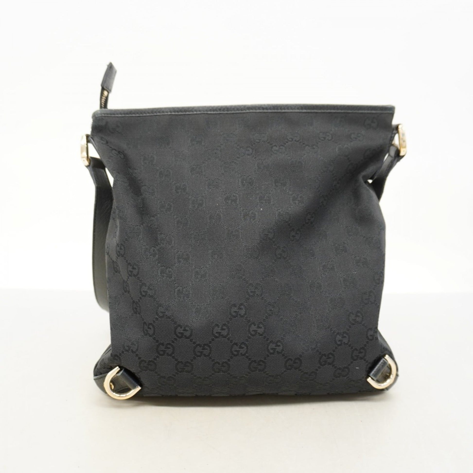 Gucci Black Canvas Shoulder Bag
