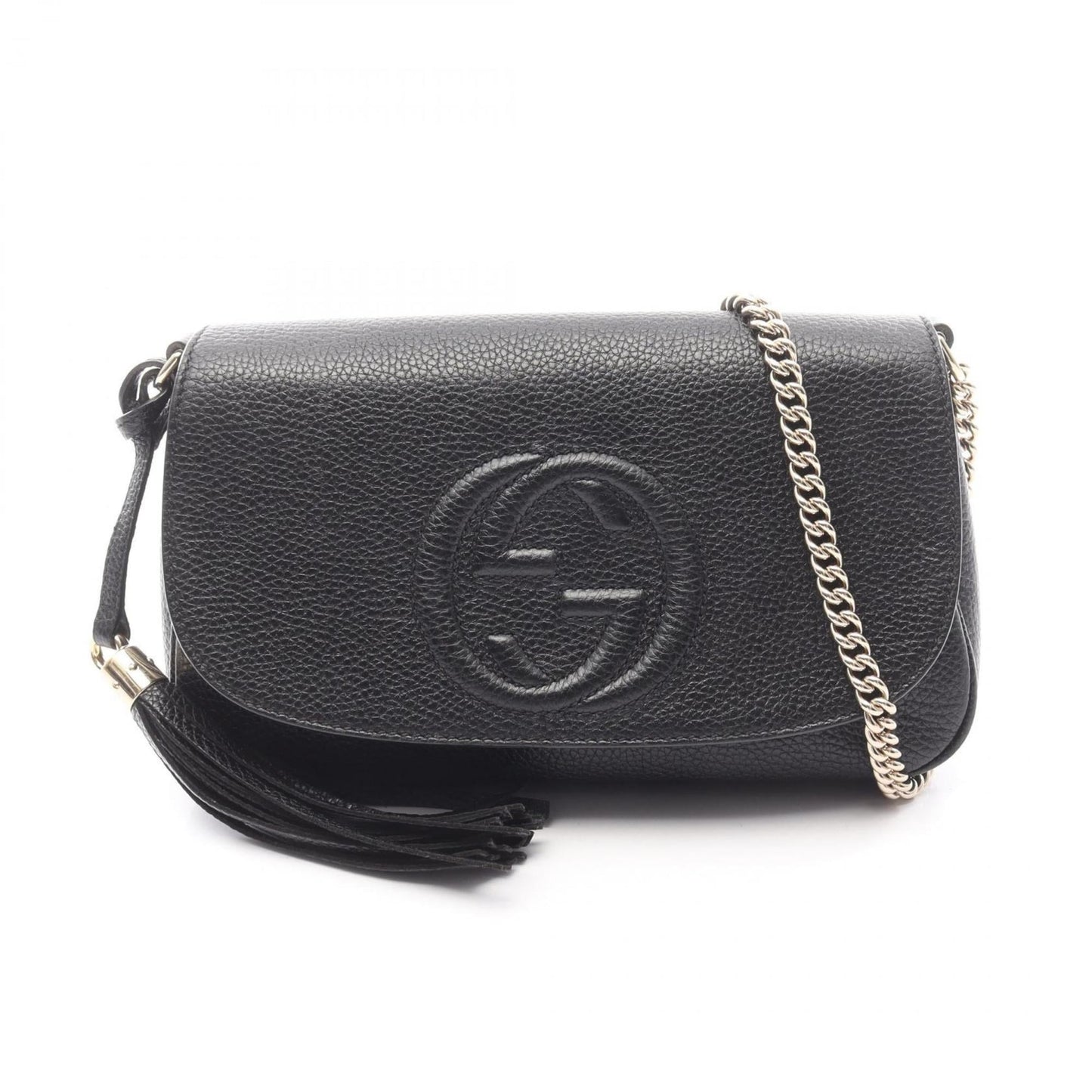 Gucci Black Leather Shoulder Bag