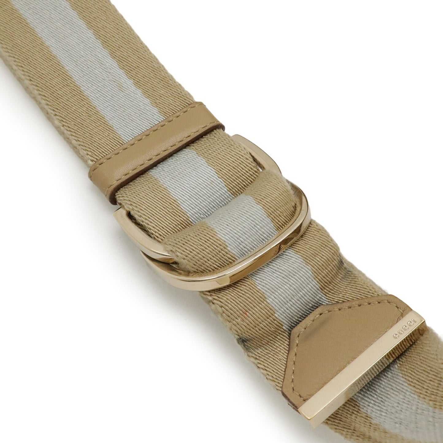 Gucci Beige Off-White Leather Shoulder Bag