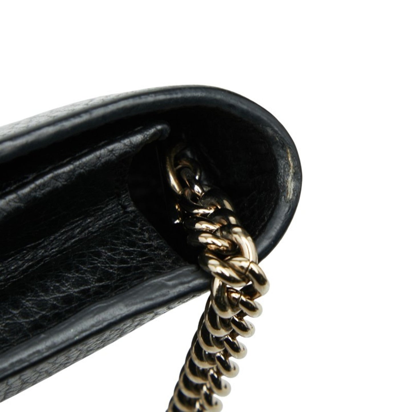 Gucci Black Leather Shoulder Bag