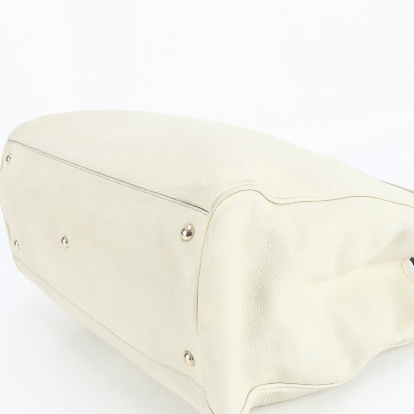 Gucci Ivory Leather Tote Bag