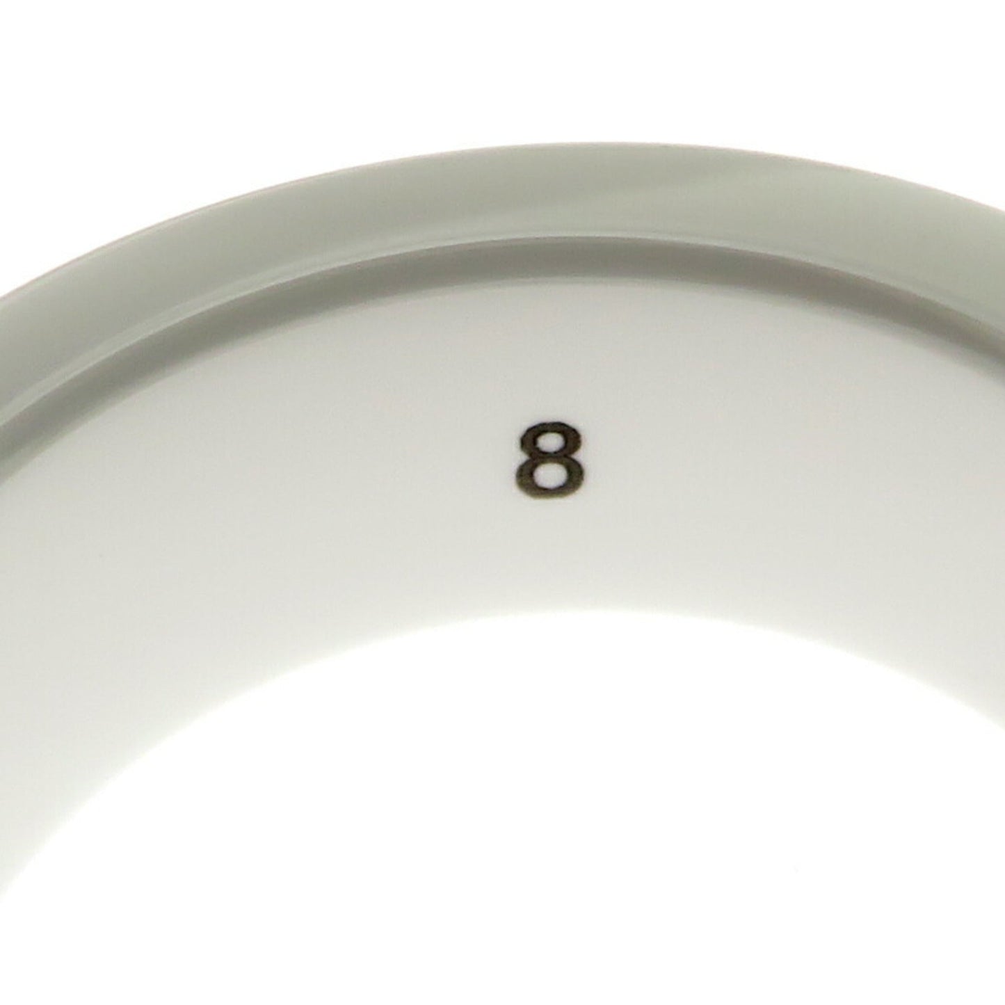 Gucci White Yellow Gold Yellow Gold (18K) Ceramic Band Ring