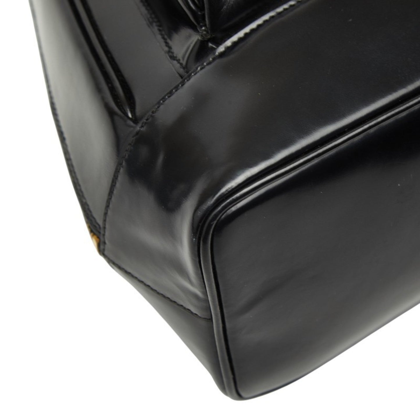 Gucci Black Patent Leather Shoulder Bag